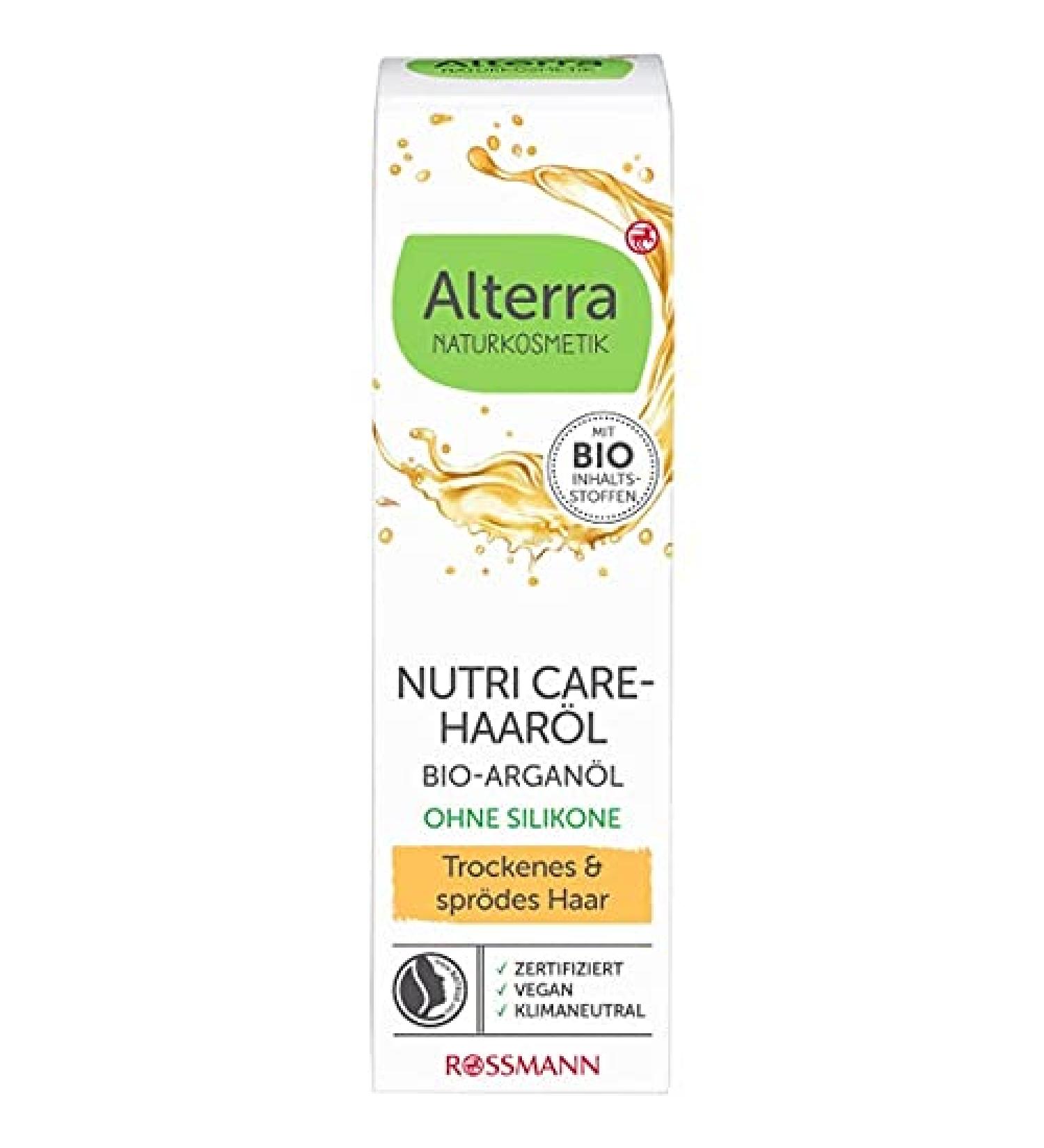 Alterra Hair Oil Organic Apricot Kernel Oil for dry & brittle hair 50 ml