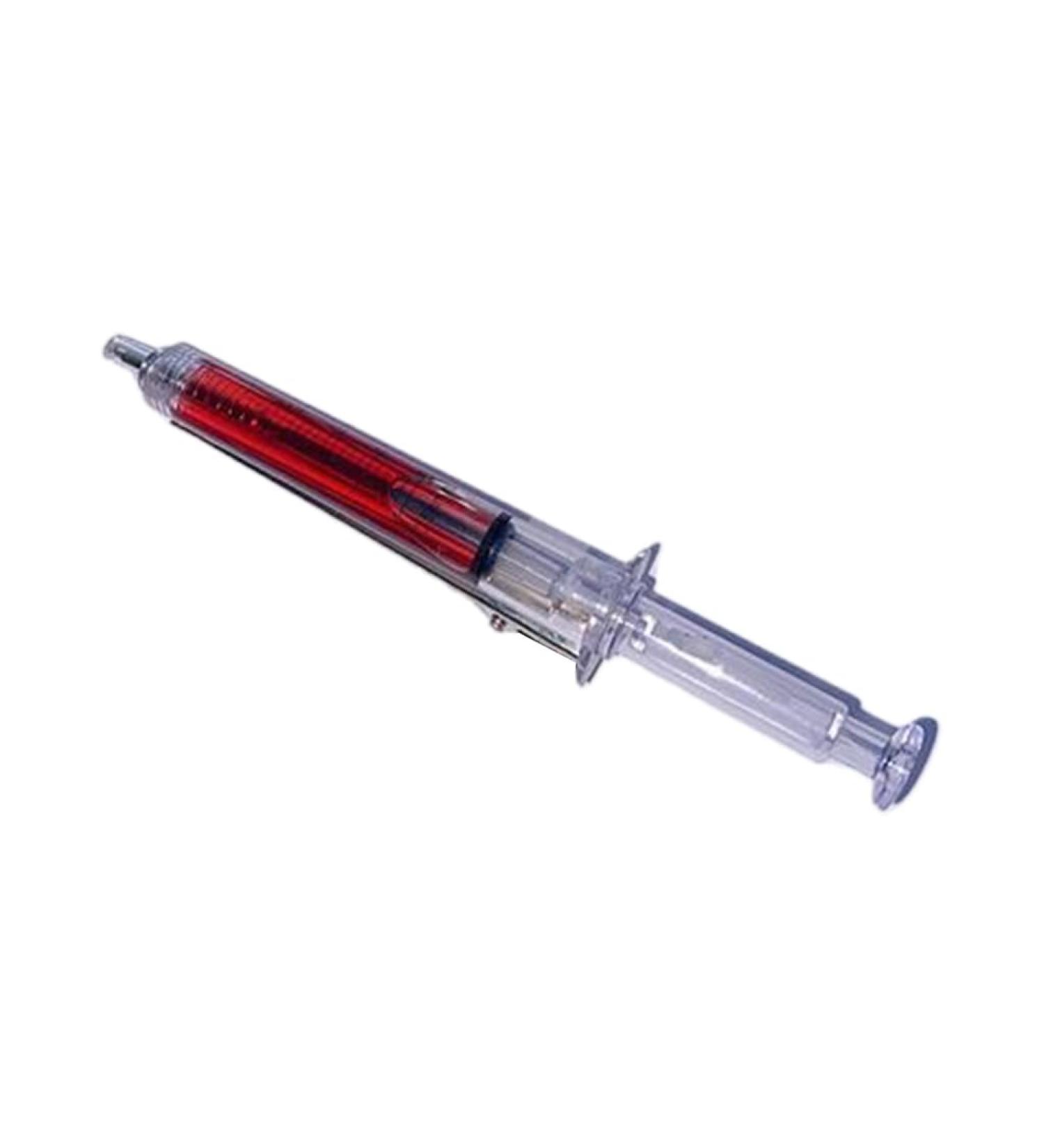 hgnxa Harajuku Punk Syringe Bangs Side Clip Hair Clip Women Funny Hip Hop Cool Geometric Hairpin Hair Accessory Jewelry Red - Buy Online on GoSupps.com