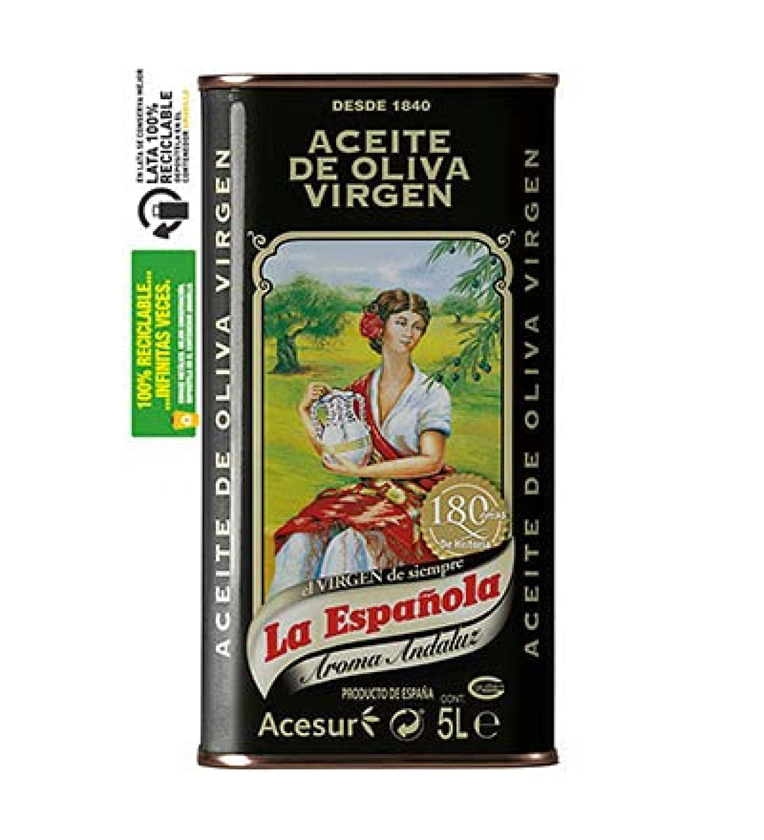 LA ESPA OLA - Andalusian Spanish Virgin Olive Oil - 5 Liters - Buy Online on GoSupps.com