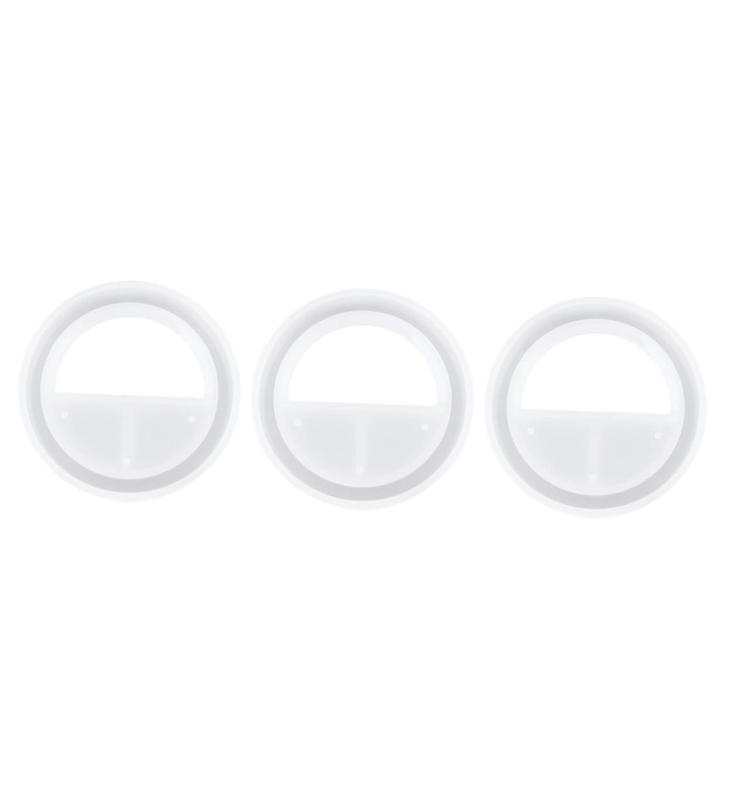Operitacx 3pcs Flower Pot Mold Pots for Plants Coaster Mold Hanger Stand Pendant Mold Epoxy Resin Hanging As Shownx3pcs 11X2cmx3pcs - Buy Online on GoSupps.com
