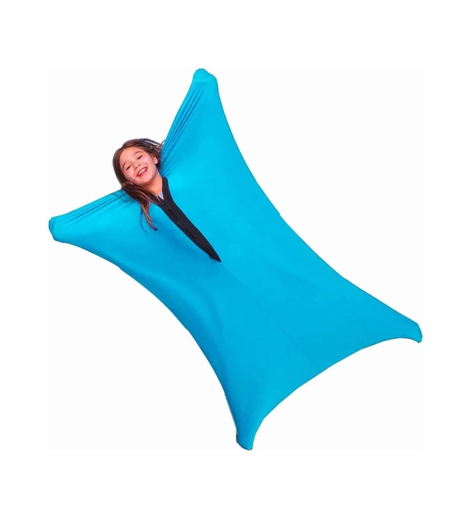 WGUST Sensory Sock | Stretchy Body Sock | Full Body Wrap | Relieves Stress and Hypo-Sensitivity | Boys | Girls | Autism | Anxiety (Color : Sky Blue Size : M/Medium-69 * 119cm) M/Medium-69*119cm Sky Blue - Buy Online on GoSupps.com