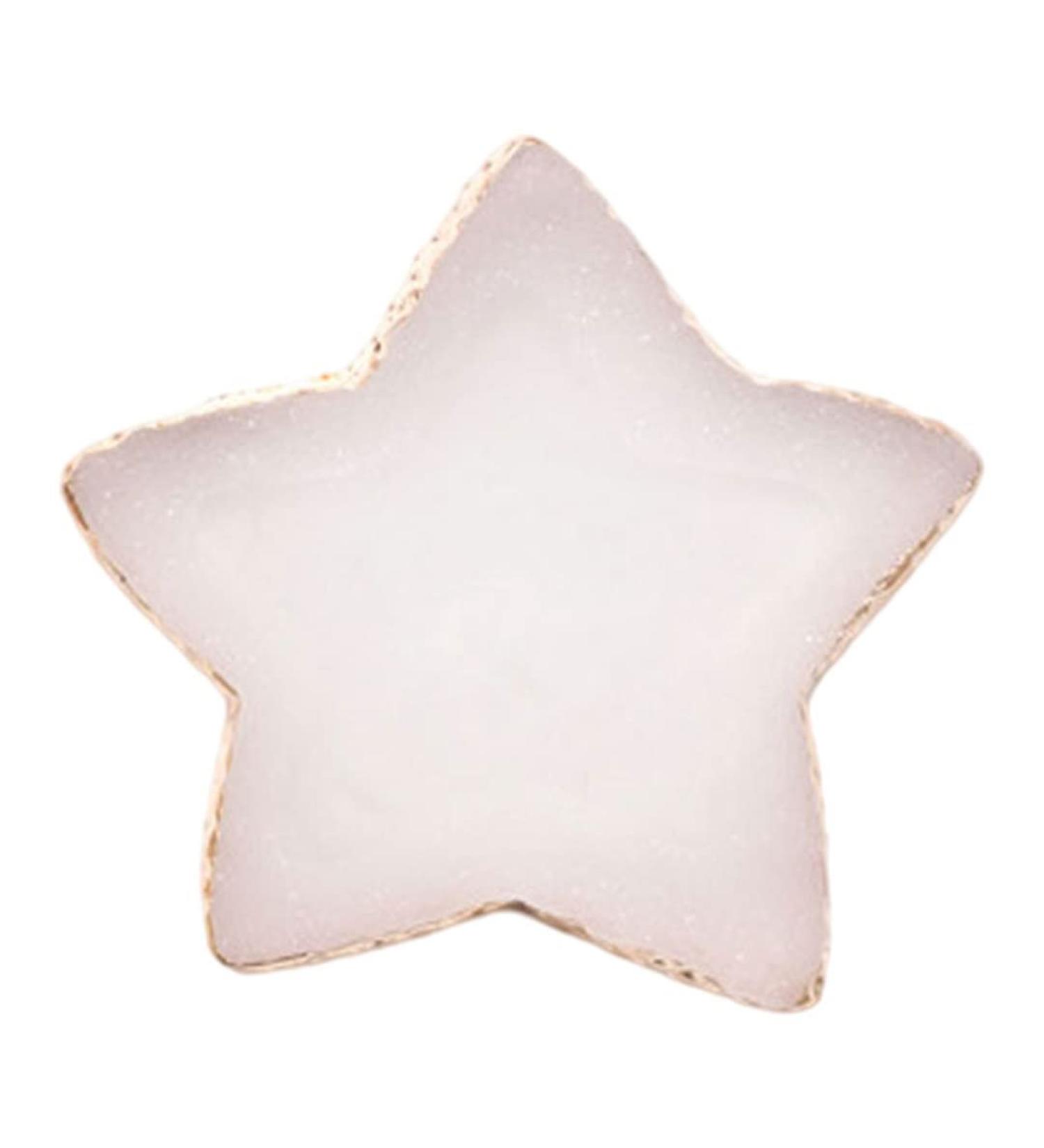 Resin Nail Art Palette Star Shaped Painting Color Mixing Plate Cosmetic Mixing Tools White nail mixed color palette - Buy Online on GoSupps.com