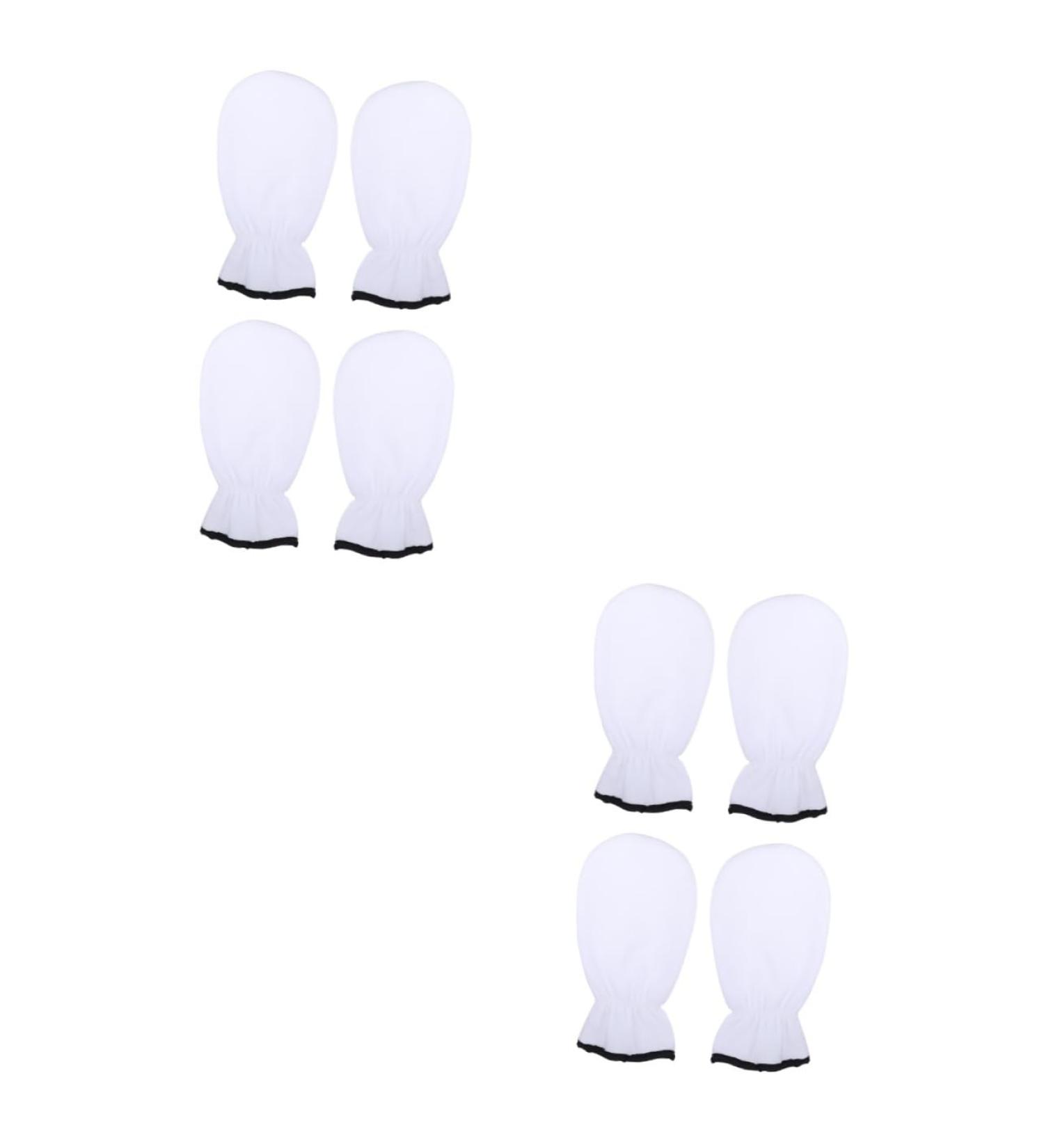 Beavorty 4 Pairs Maintenance Care Gloves Paraffin Baths Gloves Cotton Mitts for Paraffin Wax Bath Moist Hand Mitts Wax Bags Paraffin Gloves White Accessories Polyester Work Nourish - Buy Online on GoSupps.com