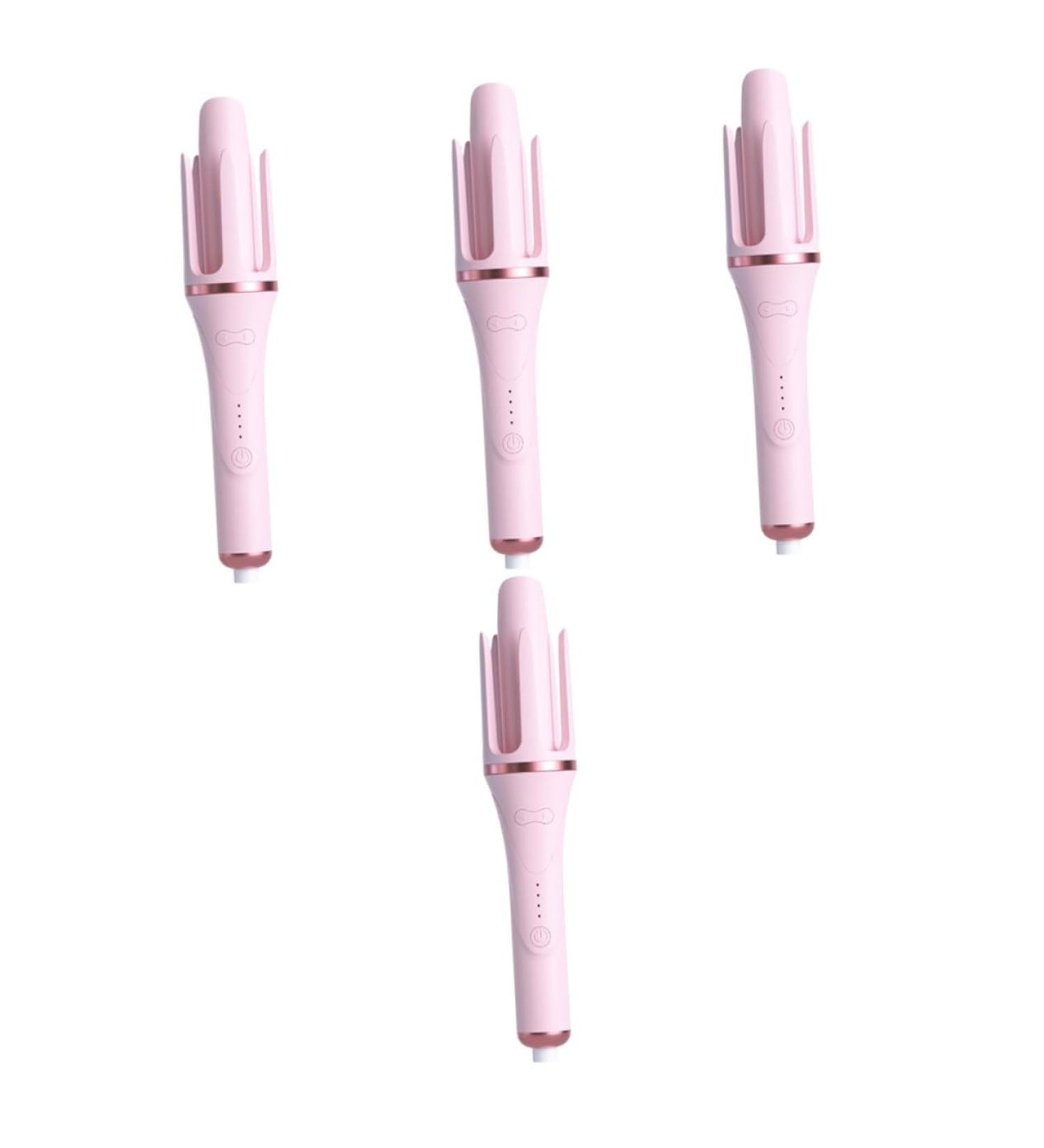 FOMIYES 4pcs Fully Automatic Hair Curling Iron Straightener Hair Crimper Hair Tool Curler Pink Abs 32.50X5.50X5.50CMx4pcs Pinkx4pcs - Buy Online on GoSupps.com