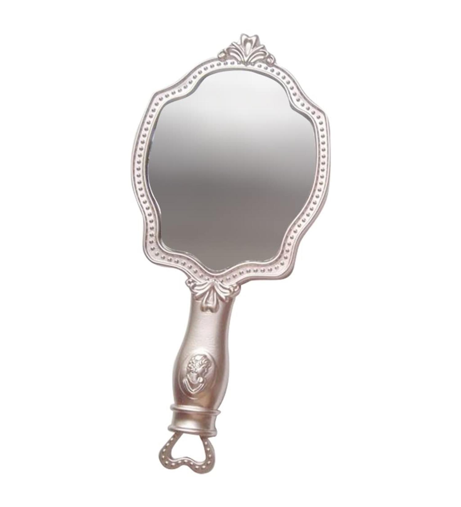 EYHLKM Girls Vintage Vanity Mirror Princess Hand Held Makeup Mirror - Perfect Gift for Girls - Buy Online on GoSupps.com