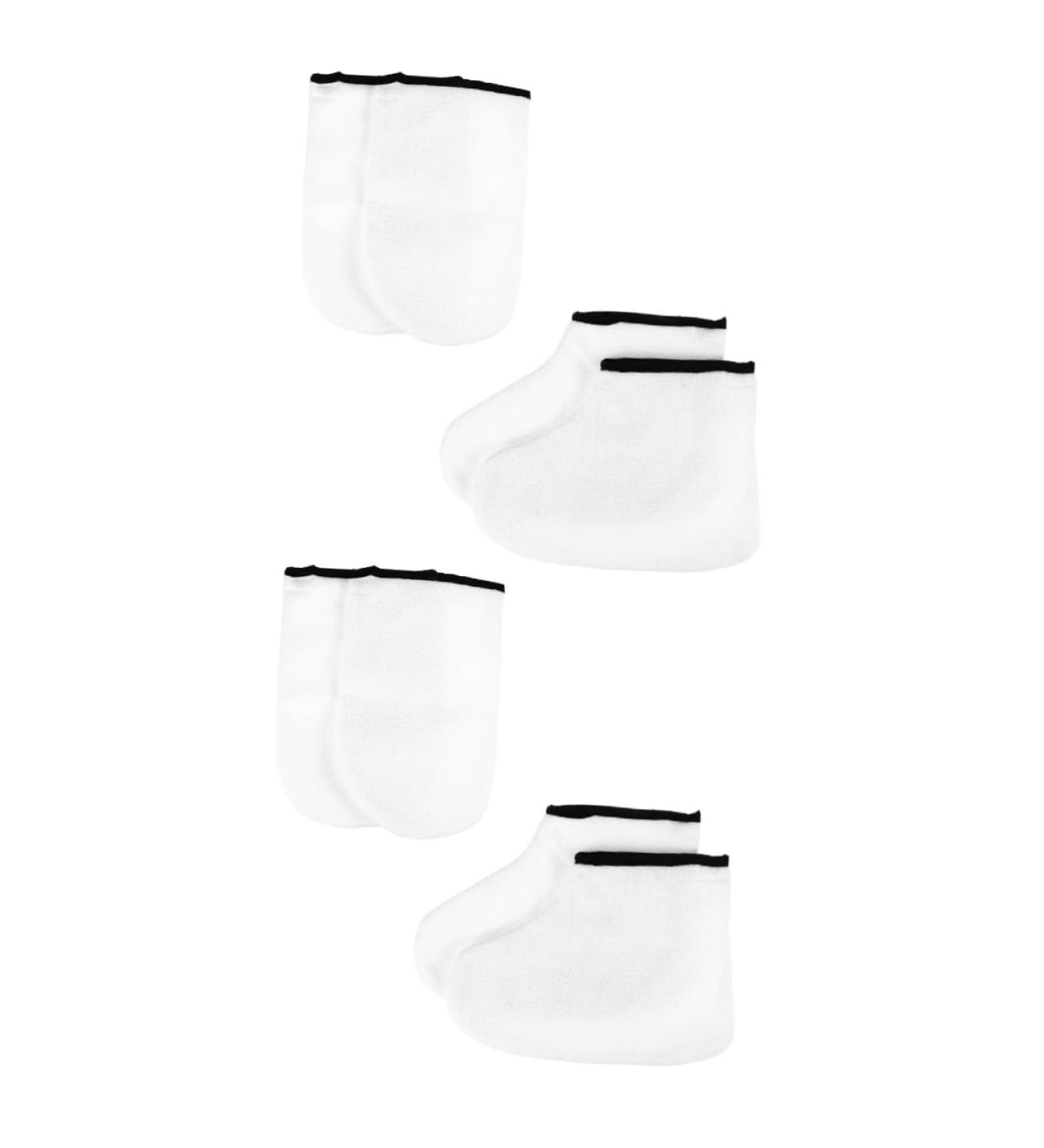 Beavorty 4paires Et Cire De Paraffine Pour Soins Des Mains Hydratant Domicile Salon Pour limination Des Callosit s Et Soin Peau 16x25cmx2pcs Blancx2pcs - Buy Online on GoSupps.com