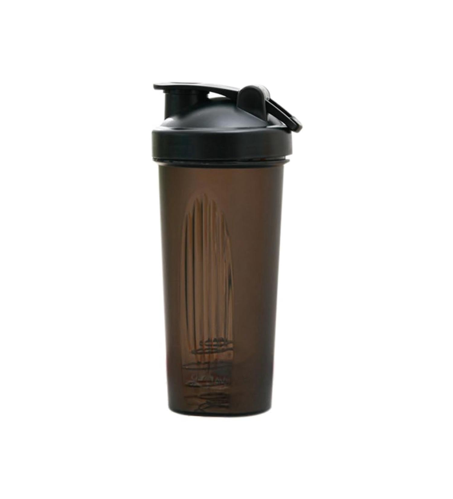 Shaker Cup Sports Portable Pratique Remuer Tasse 600Ml Plastique Shakers Bouteille Adultes Facile Installer Facile Utiliser Noir - Buy Online on GoSupps.com