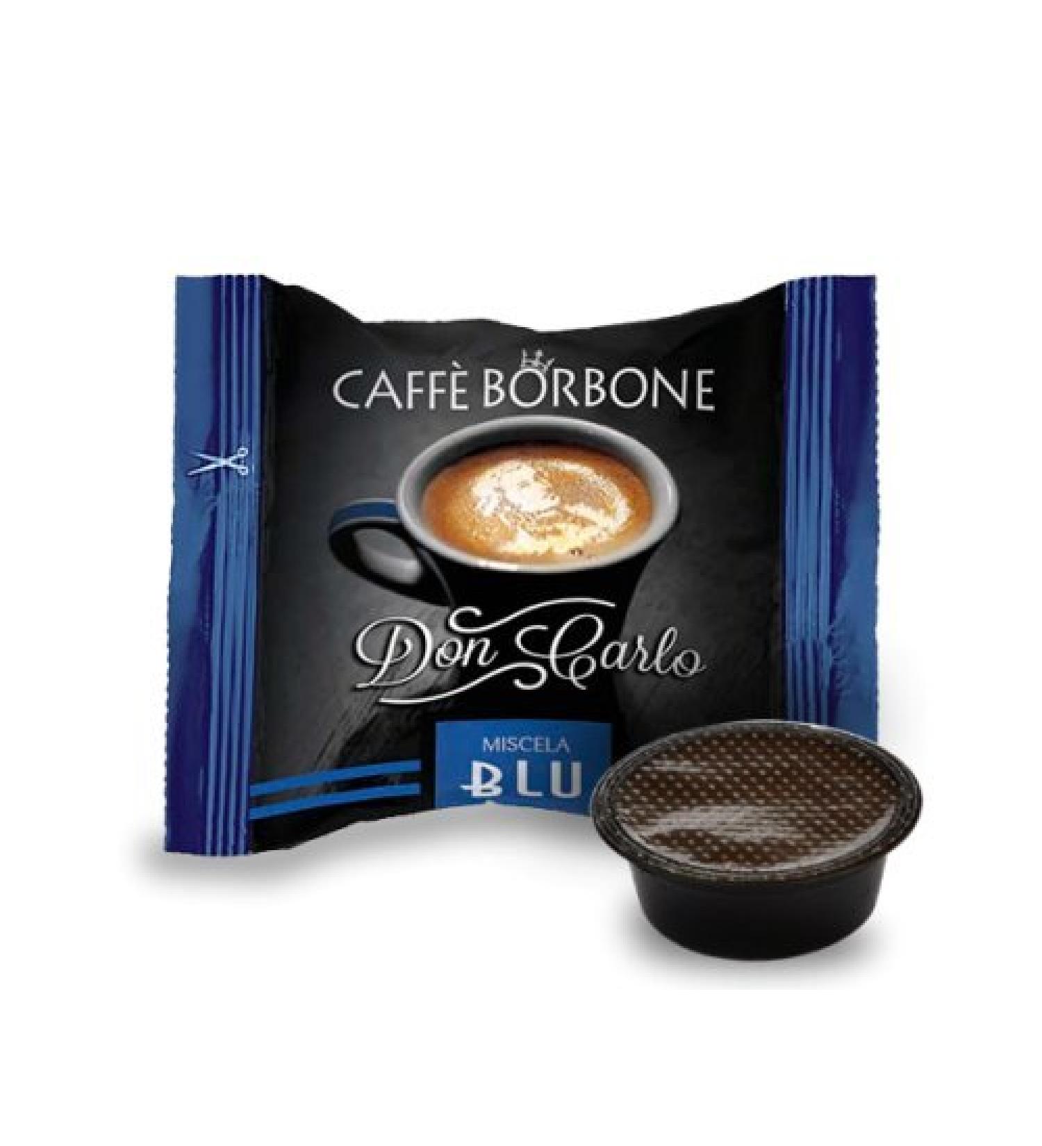 200 Borbone Don Carlo blue capsules compatible with Modo Mio.