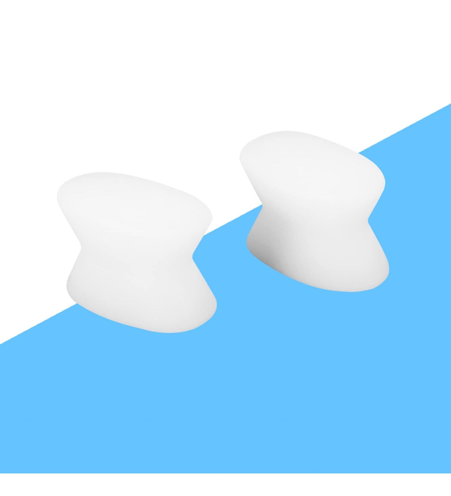 Silicone Gel Toe Separators & Bunion Corrector - 1 Pair for Pain Relief & Alignment - Buy Online on GoSupps.com