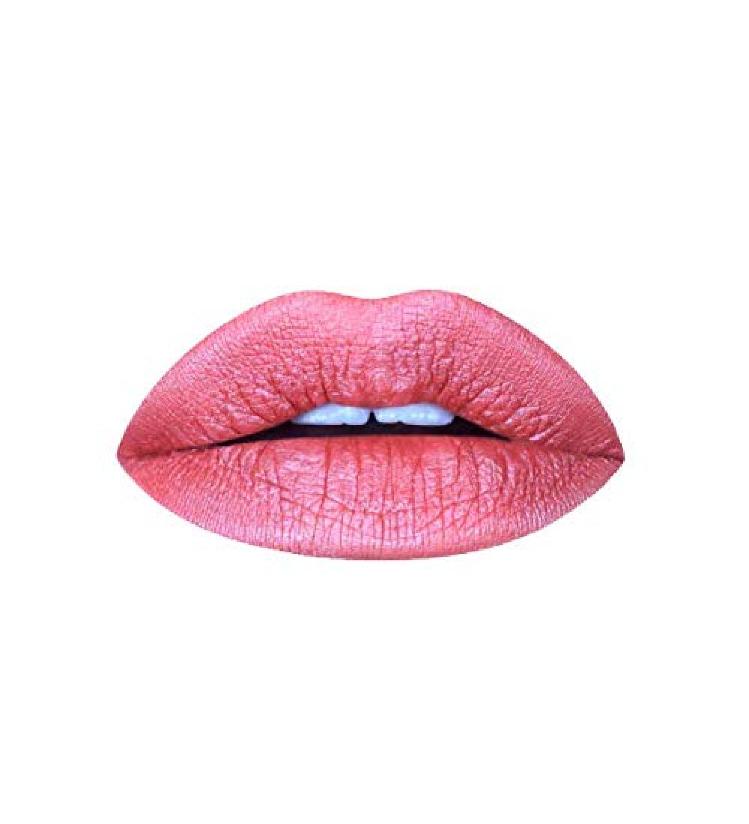 Aromi Metallic Matte Liquid Lipstick - Shimmery Vegan Cruelty-free Formula (Pumpkin Spice) - Buy Online on GoSupps.com