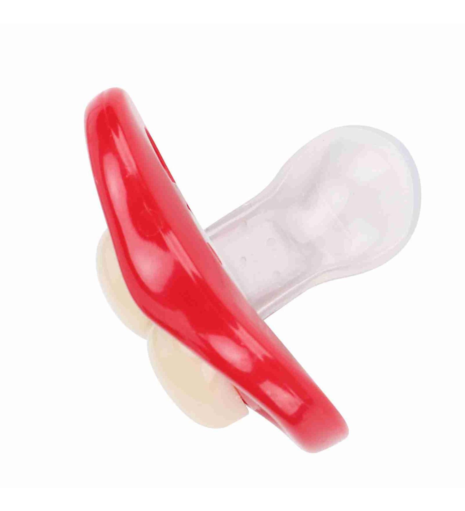 Funny Silicone Pacifier for Baby Adult & Pet - Cute Kissable Lips & Teeth Design - Buy Online on GoSupps.com