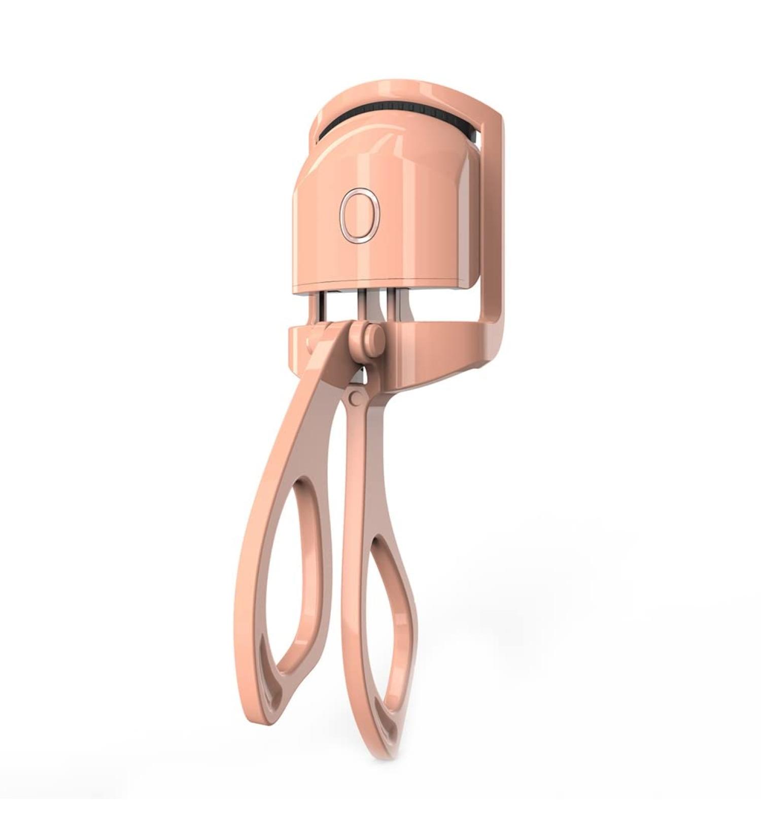 Aflytep Heated Eyelash Curler Electric Temperature Control Charging Mini Portable Electric Perm Eyelash Curler Orange - Buy Online on GoSupps.com