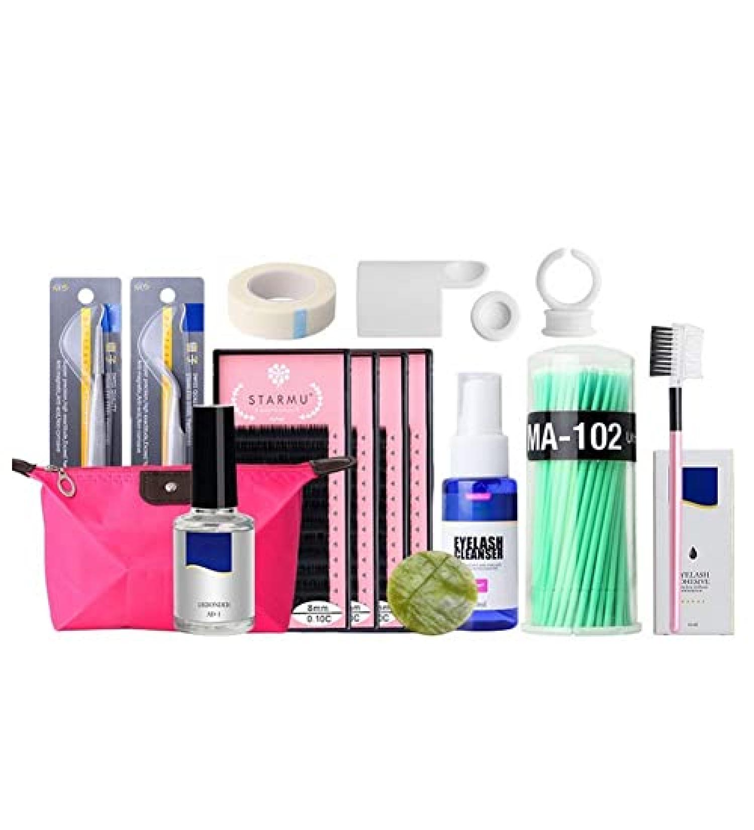 14PC Professional Eyelash Extension Set | Complete Kit for Starters - Perfect Grafting Practice - Buy Online on GoSupps.com