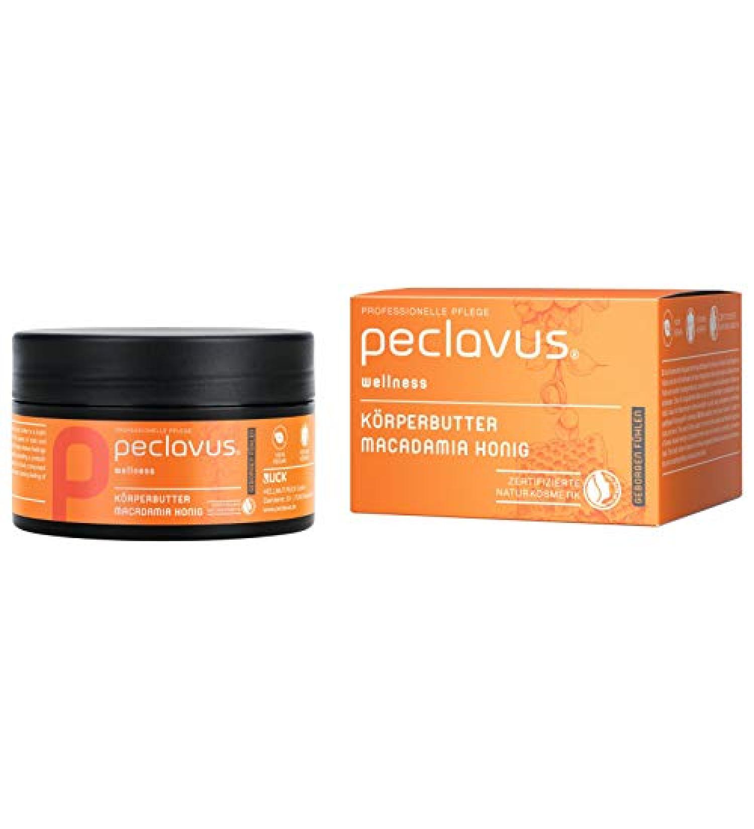PECLAVUS Body Butter Macadamia Honey 250 ml | Feel safe