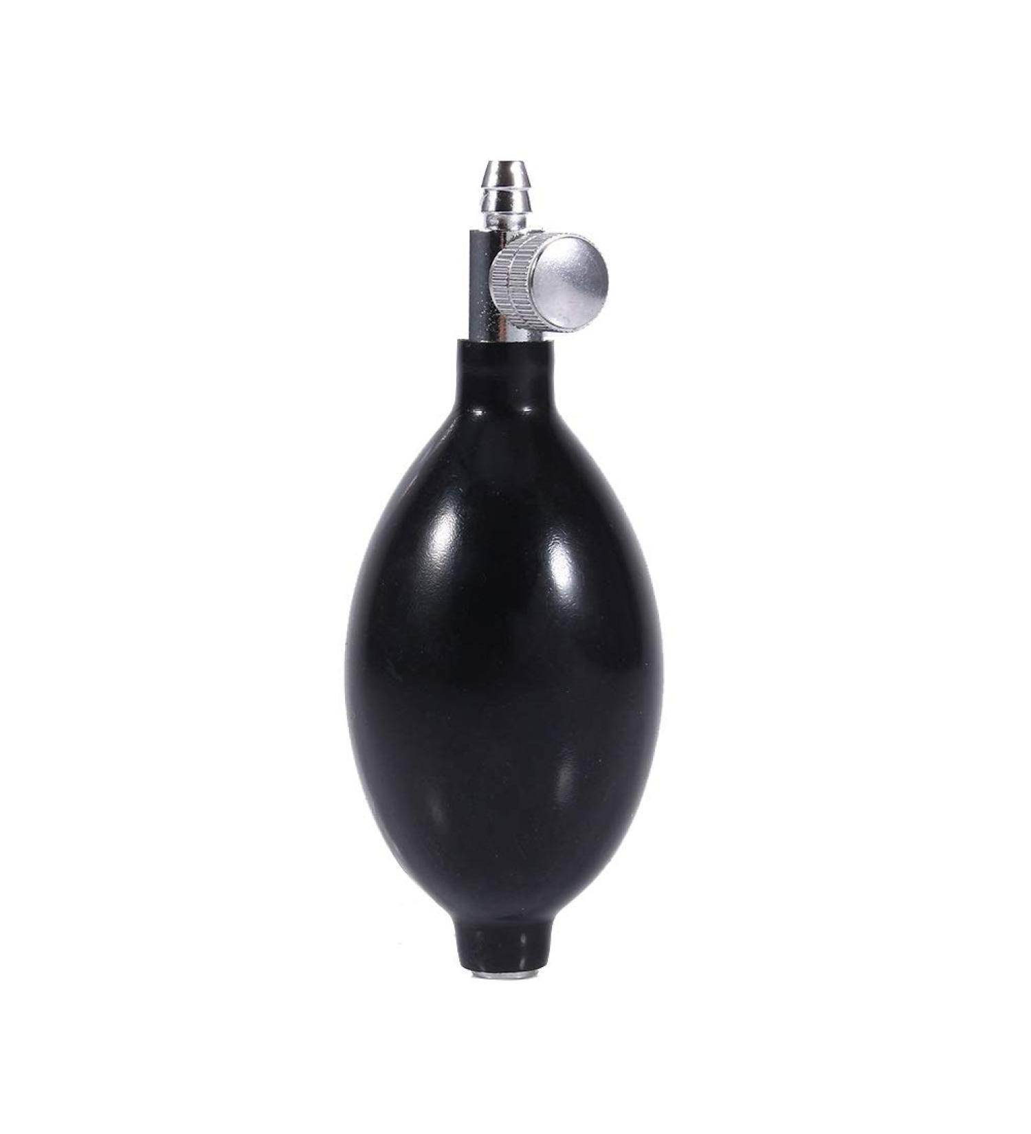 Black Manual Blood Pressure Latex Bulb - Replacement with Air Release Valve - Buy Online on GoSupps.com