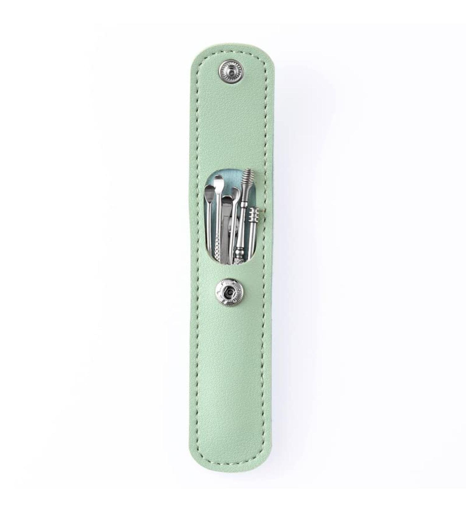 Ear Pick Earwax Removal Kit Ear Cleansing Tool Set 6-in-1 Ear Curette Ear Wax Remover Tool