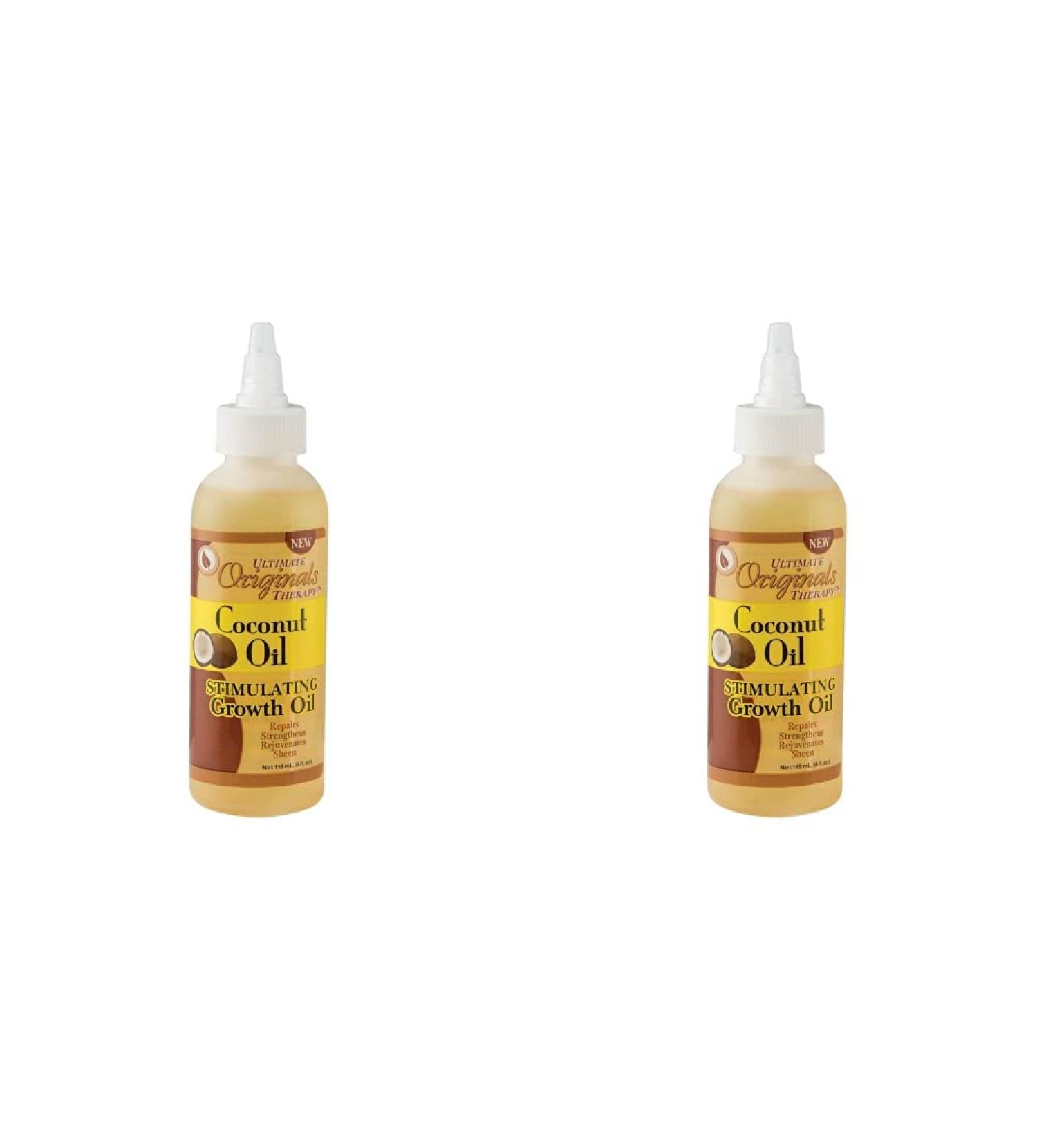 Originals by Africa's Best Therapy Coconut Oil Stimulating Growth Oil - 4oz Bottle (Pack of 2) - Buy Online on GoSupps.com