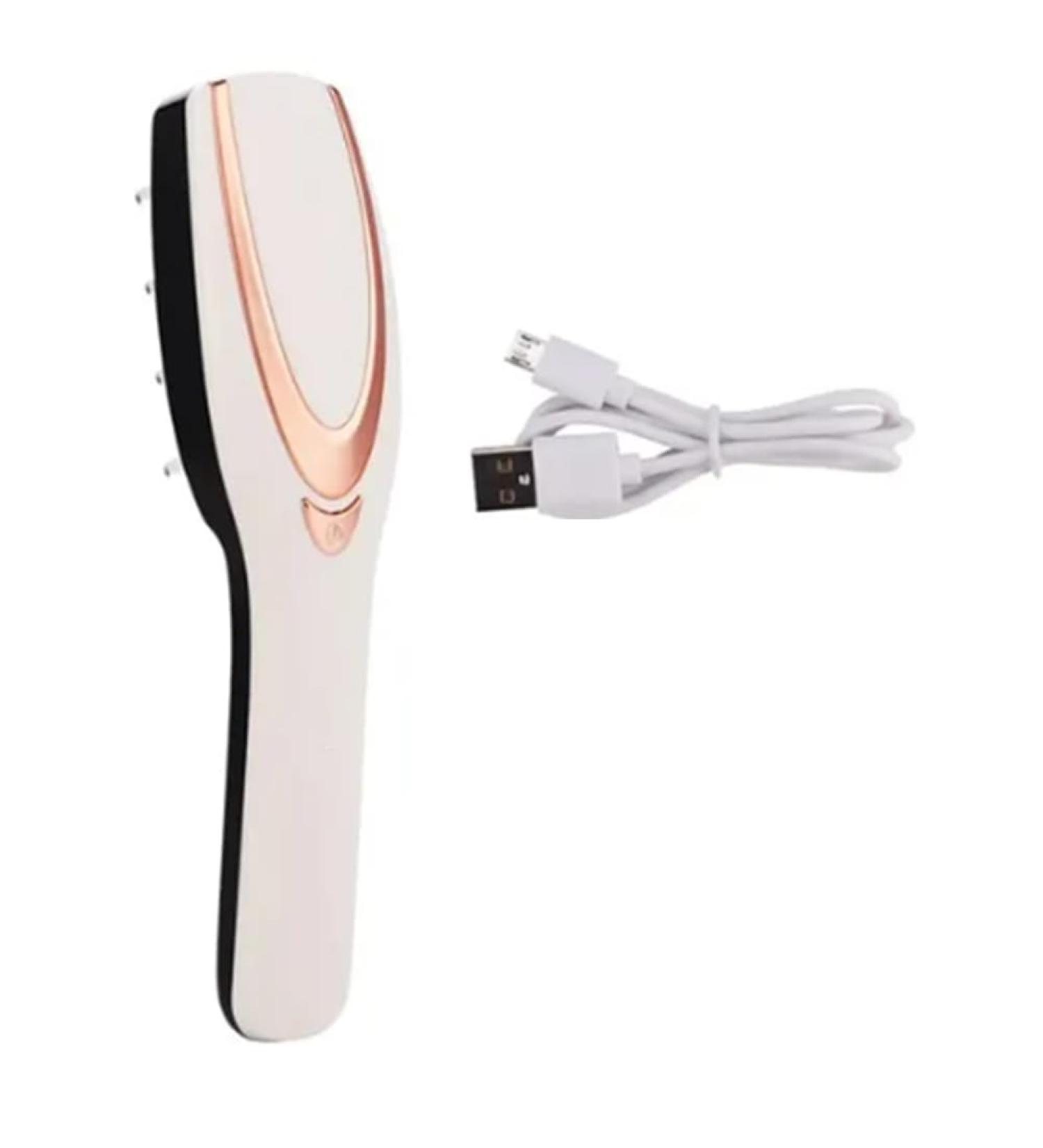 Watera 3-in-1 Phototherapy LED Massage Comb Rechargeable Scalp Vibrating Brush for Hair Growth Anti-Hair Loss Relief & Easy Operation - Buy Online on GoSupps.com