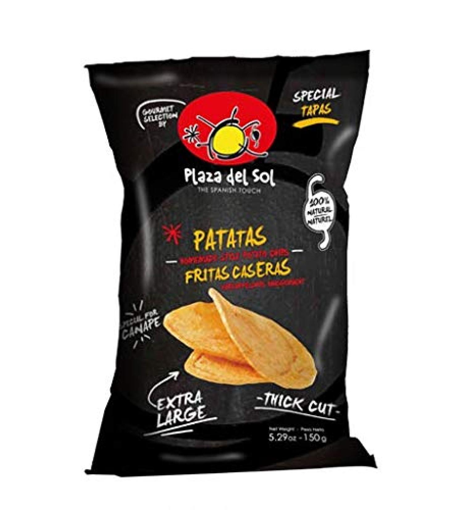 Traditional chips, Plaza del Sol. In a set of 2 sachets of 150g.