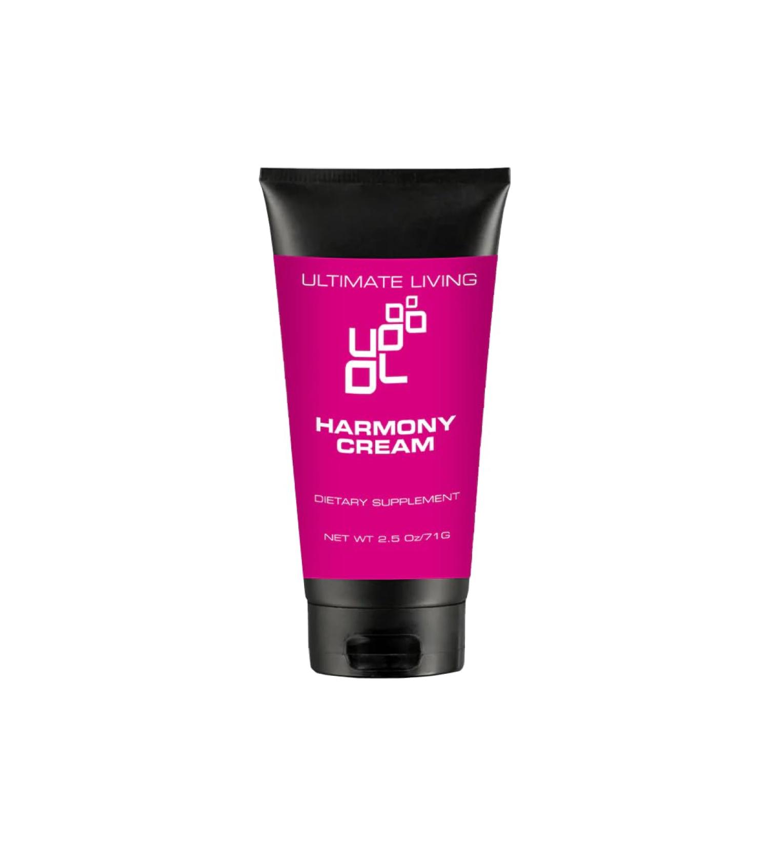 Ultimate Living Harmony Cream | Progesterone Cream with Chaste Tree Berry & Chamomile Extract for Menopause Support | 2.5oz - Buy Online on GoSupps.com