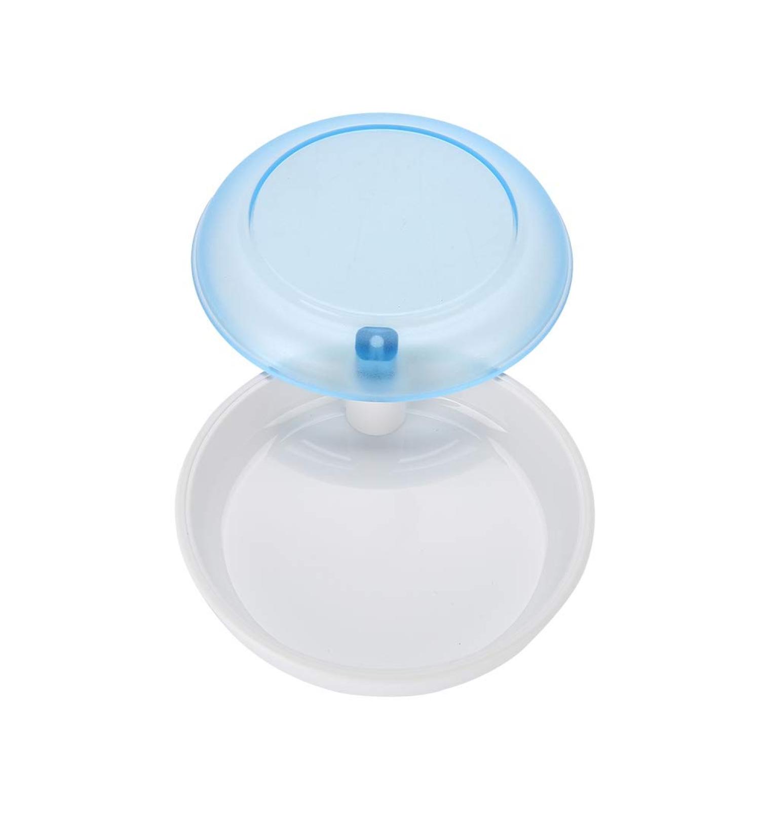 Portable Dnom Dose Orthodontic Holder | Suitcase for Storing & Cleaning Dentures | Rotating Tooth Storage Box - Sweet Blue - Buy Online on GoSupps.com