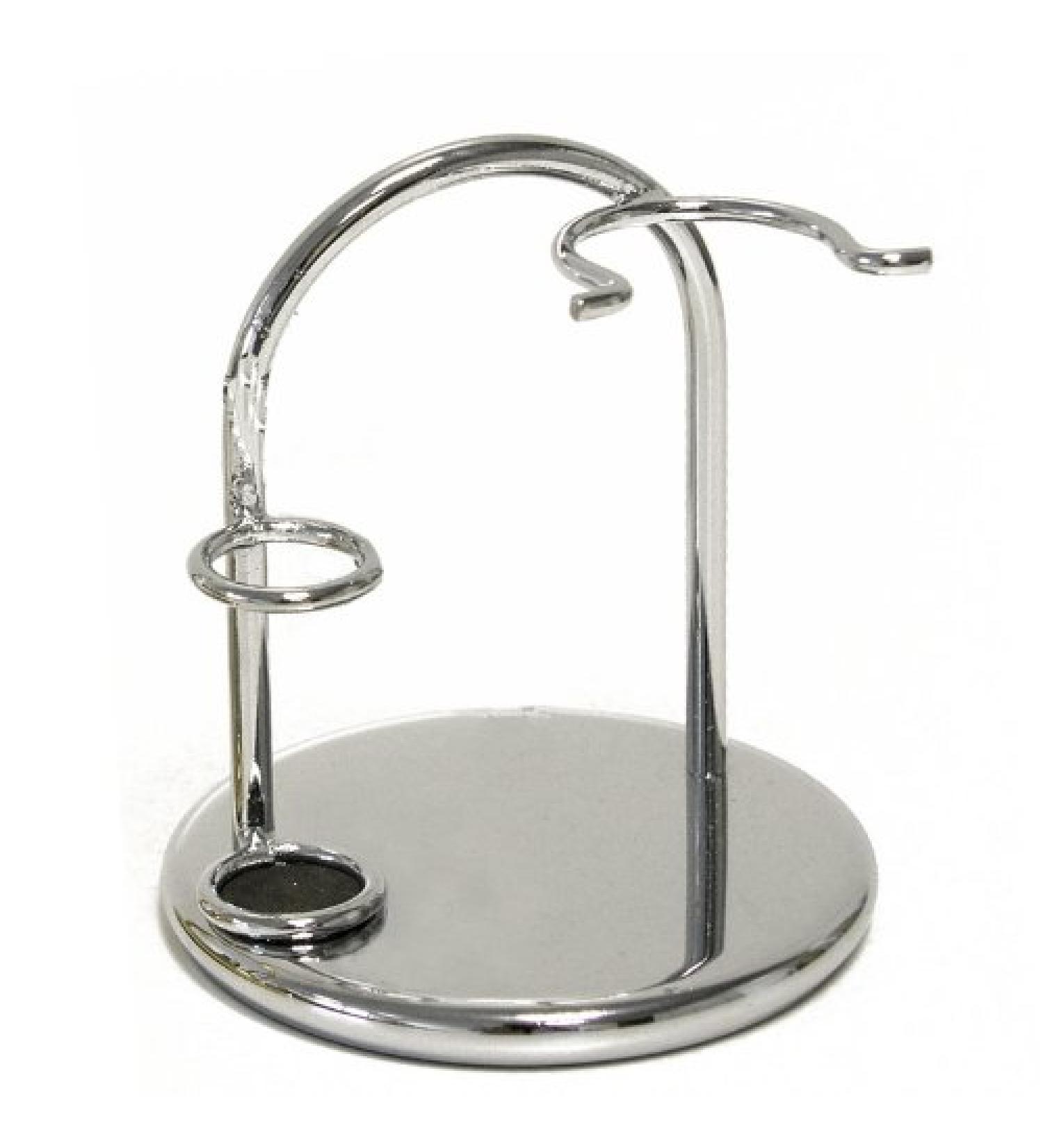 Shaving brush holder "silver"