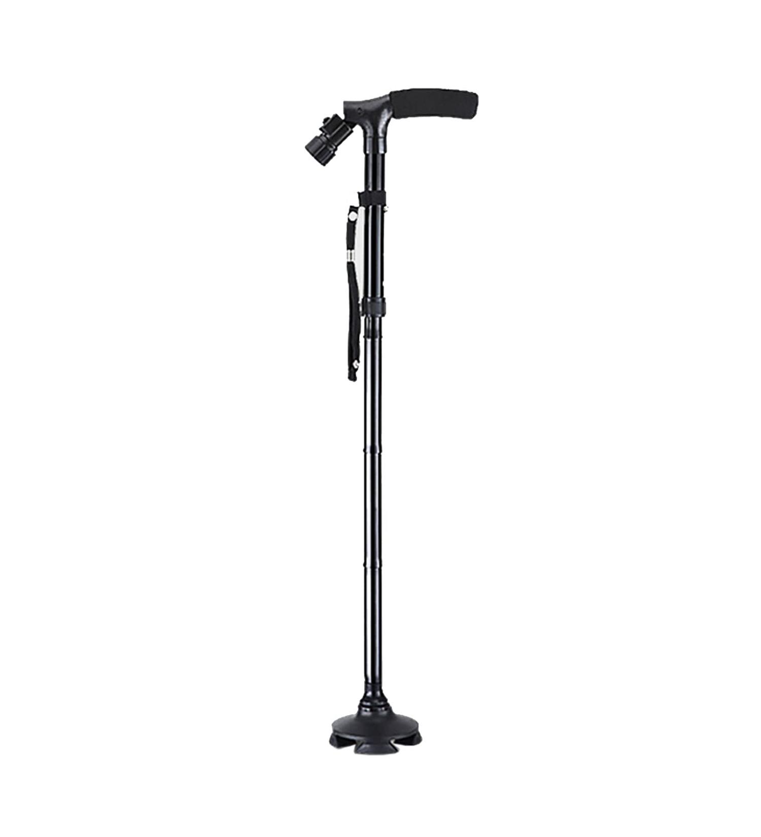 Button Adjustable Crutches Ergonomic Handles Lightweight Hand-Held Walking Aids for The Elderly Portable Medical Crutches with Adjustable D Run forward - Buy Online on GoSupps.com