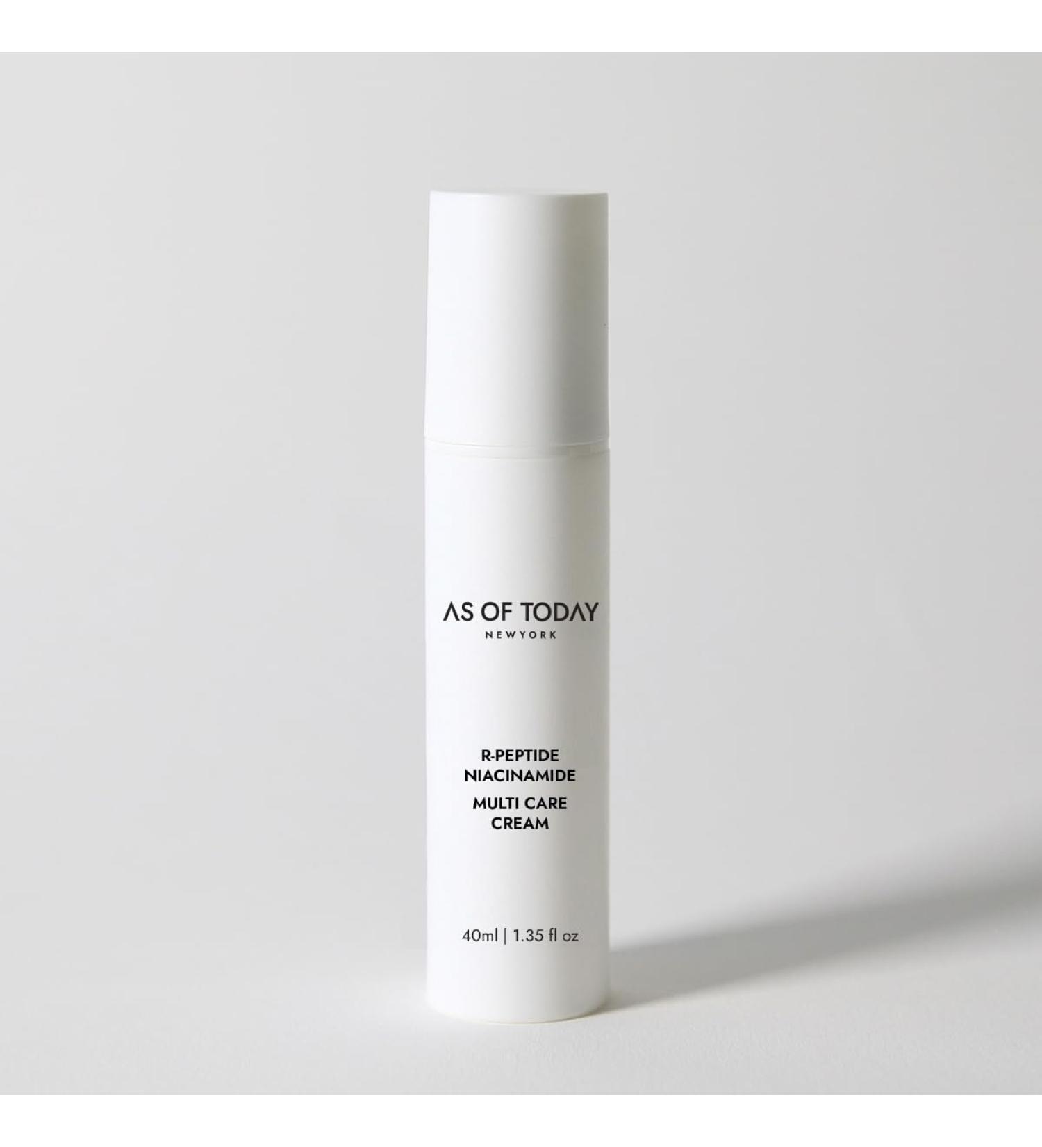 AS OF TODAY R Peptide Niacinamide Multi Care Cream | Anti-Aging Face Moisturizer with Niacinamide & Peptides | Hydrating Facial Cream for Wrinkles Fine Lines & Uneven Tone | Clean Beauty | 1.35 fl oz - Buy Online on GoSupps.com