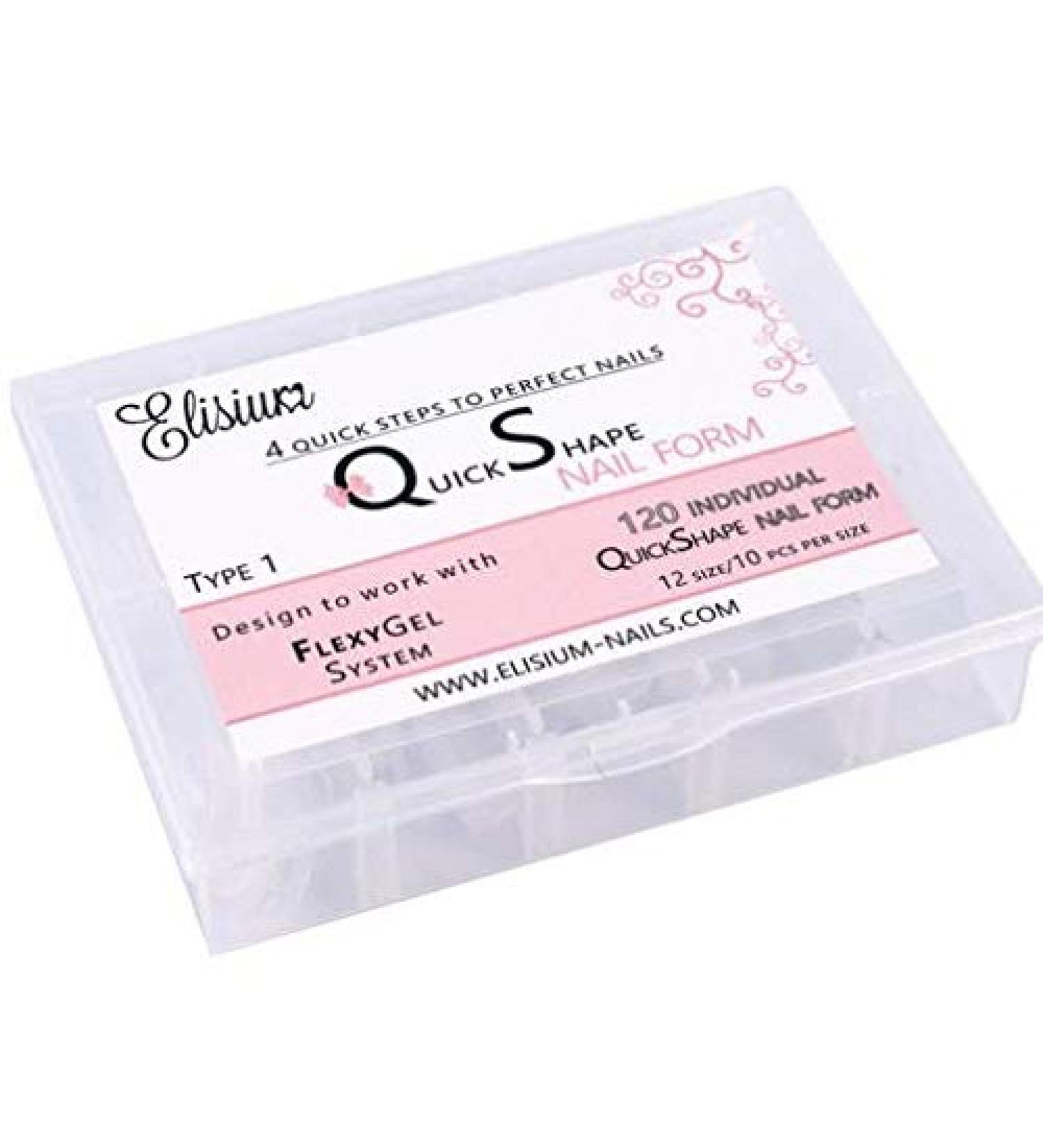 Elisium Quick Shape Nail Forms for Flexygel - Perfect Nail Extensions for All Shapes | International Shipping Available - Buy Online on GoSupps.com