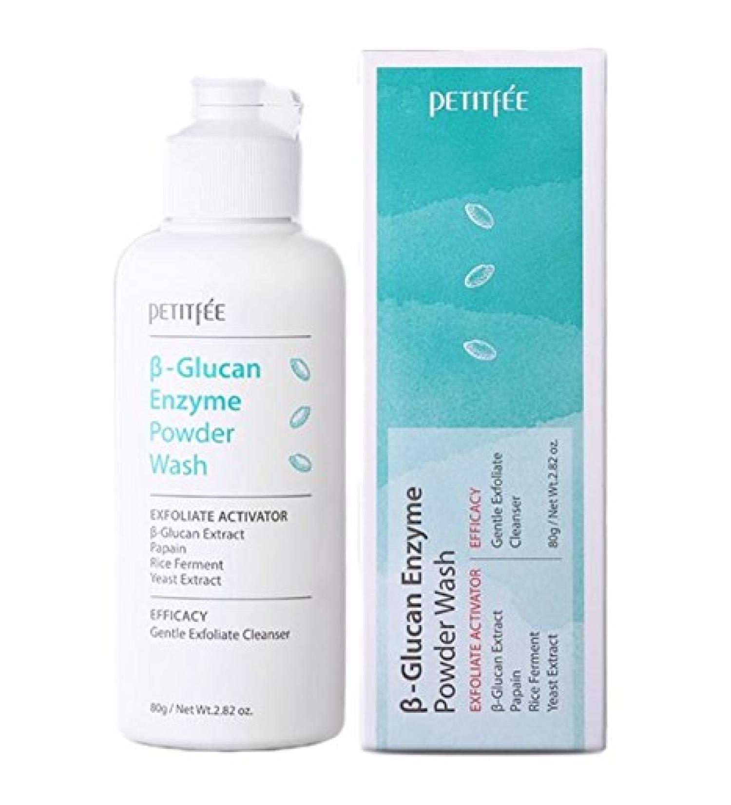 Petitfee Beta Glucan Enzyme Powder Wash Cleanser (80g 2.82 oz) - Buy Online on GoSupps.com