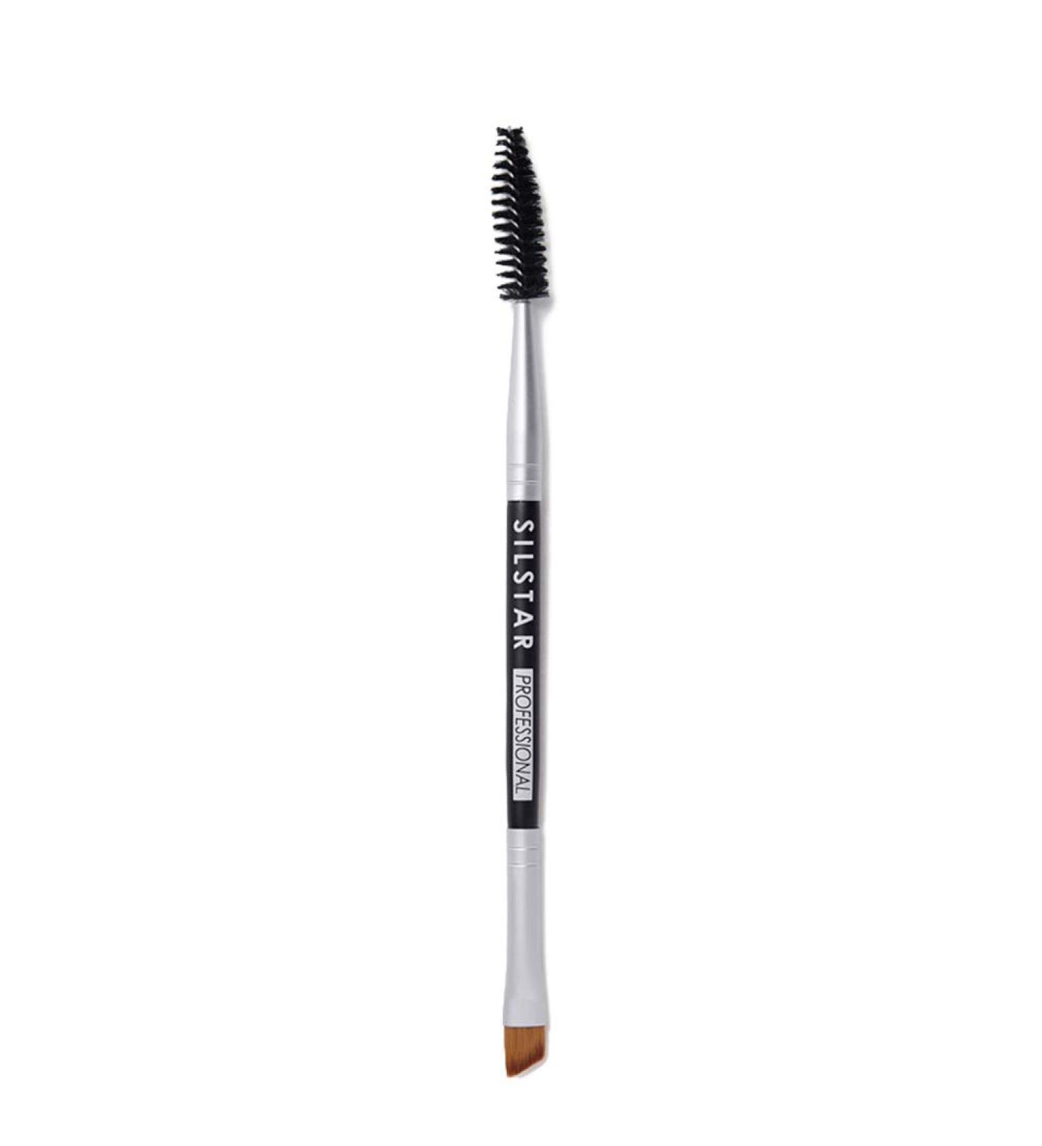 SILSTAR Professional Dual Eyebrow Brush - Spoolie & Brow Brush Made in Korea | SPB014 - Perfect for Flawless Brows - Buy Online on GoSupps.com