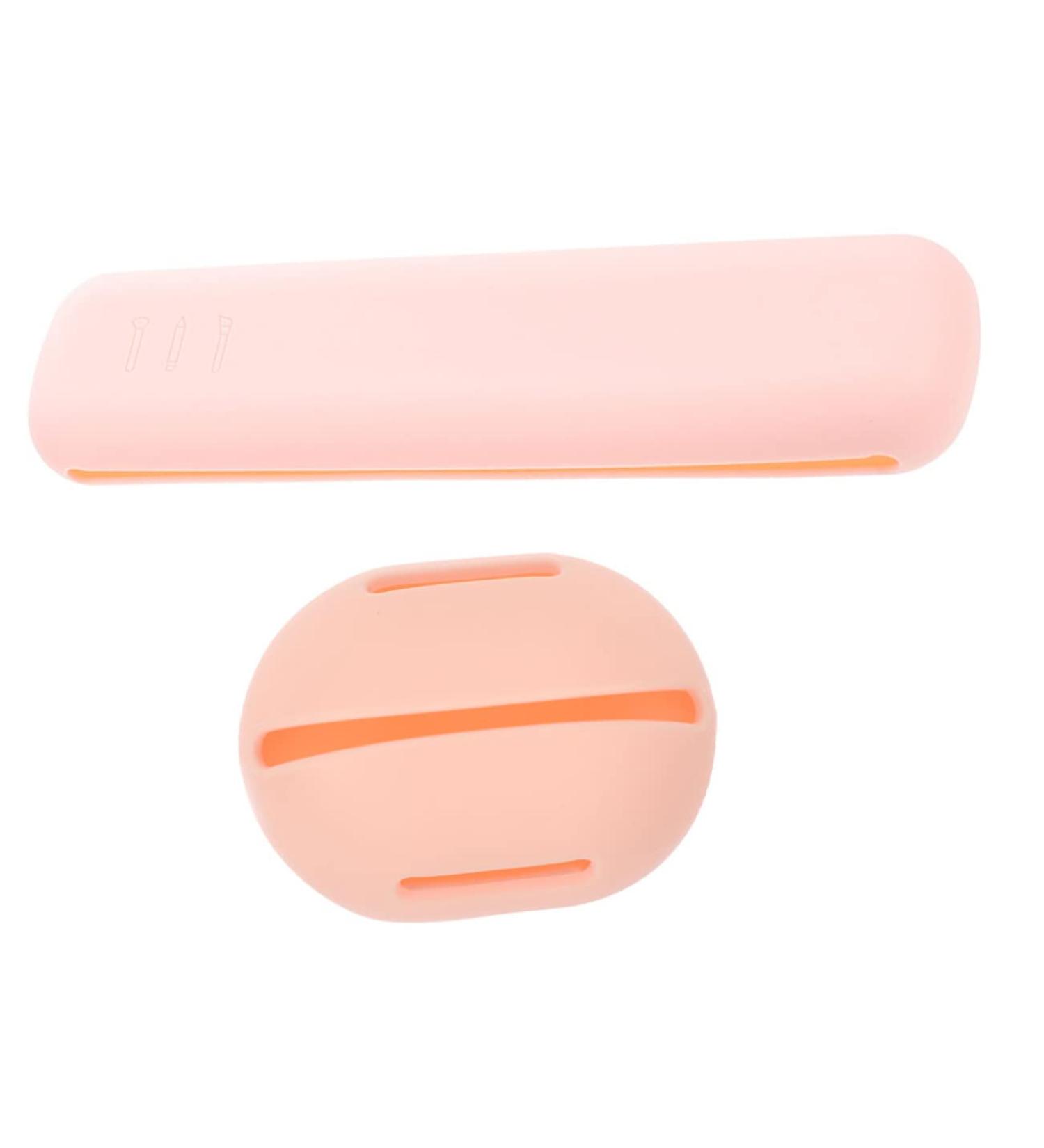 MAGICLULU 1set Powder Puff Storage Box Silica Gel Beauty Egg Miss Fashion Pink Pink 20X4.8CM - Buy Online on GoSupps.com