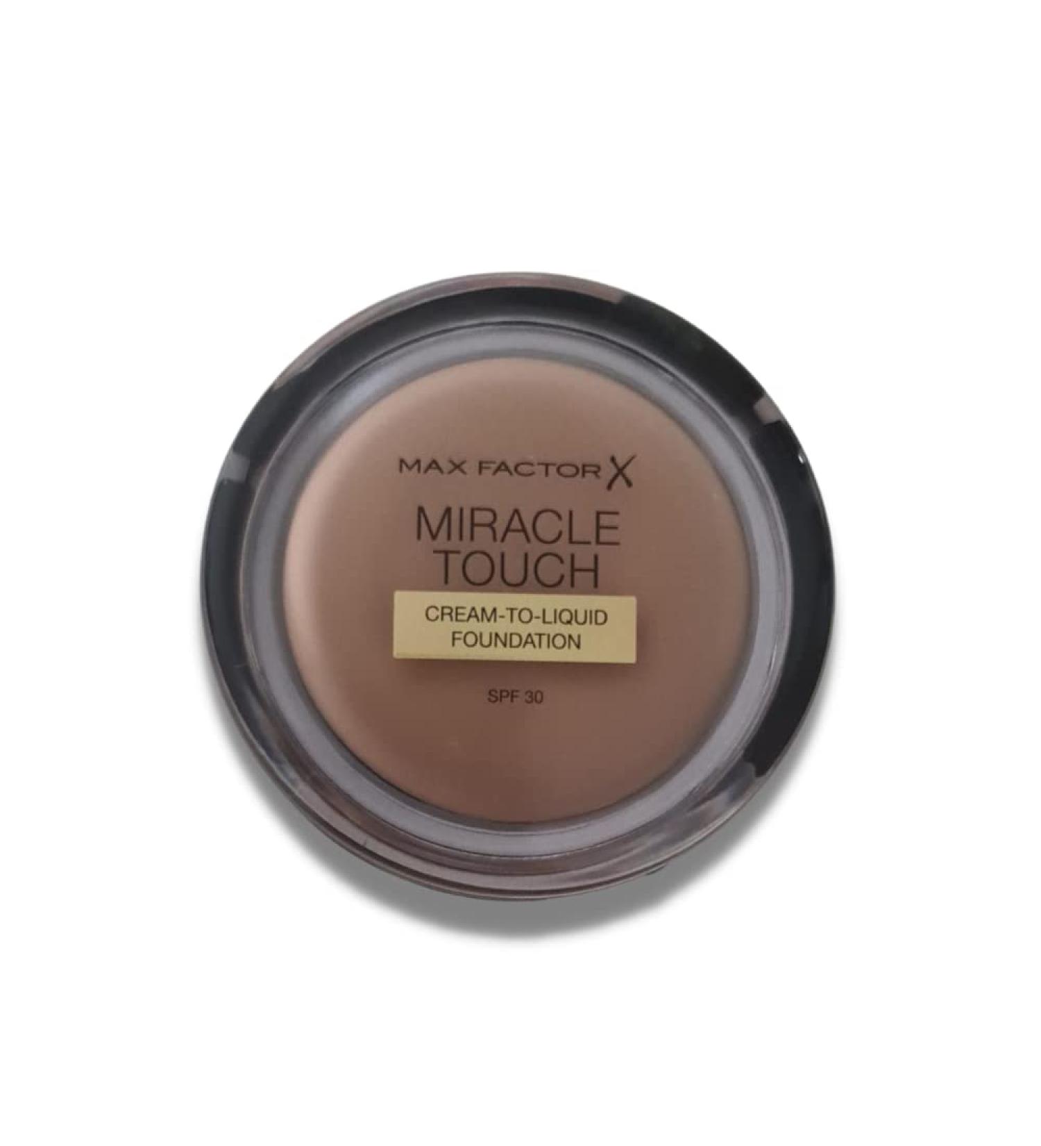 Max Factor Miracle Touch Skin Perfecting Foundation SPF30 - 2 Pack, Natural 70, 11.5g - Buy Online on GoSupps.com