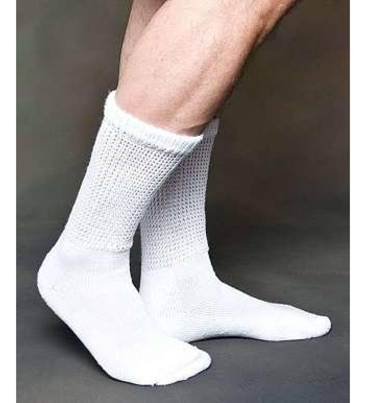 Extra Roomy Diabetic Socks - Size 10-13