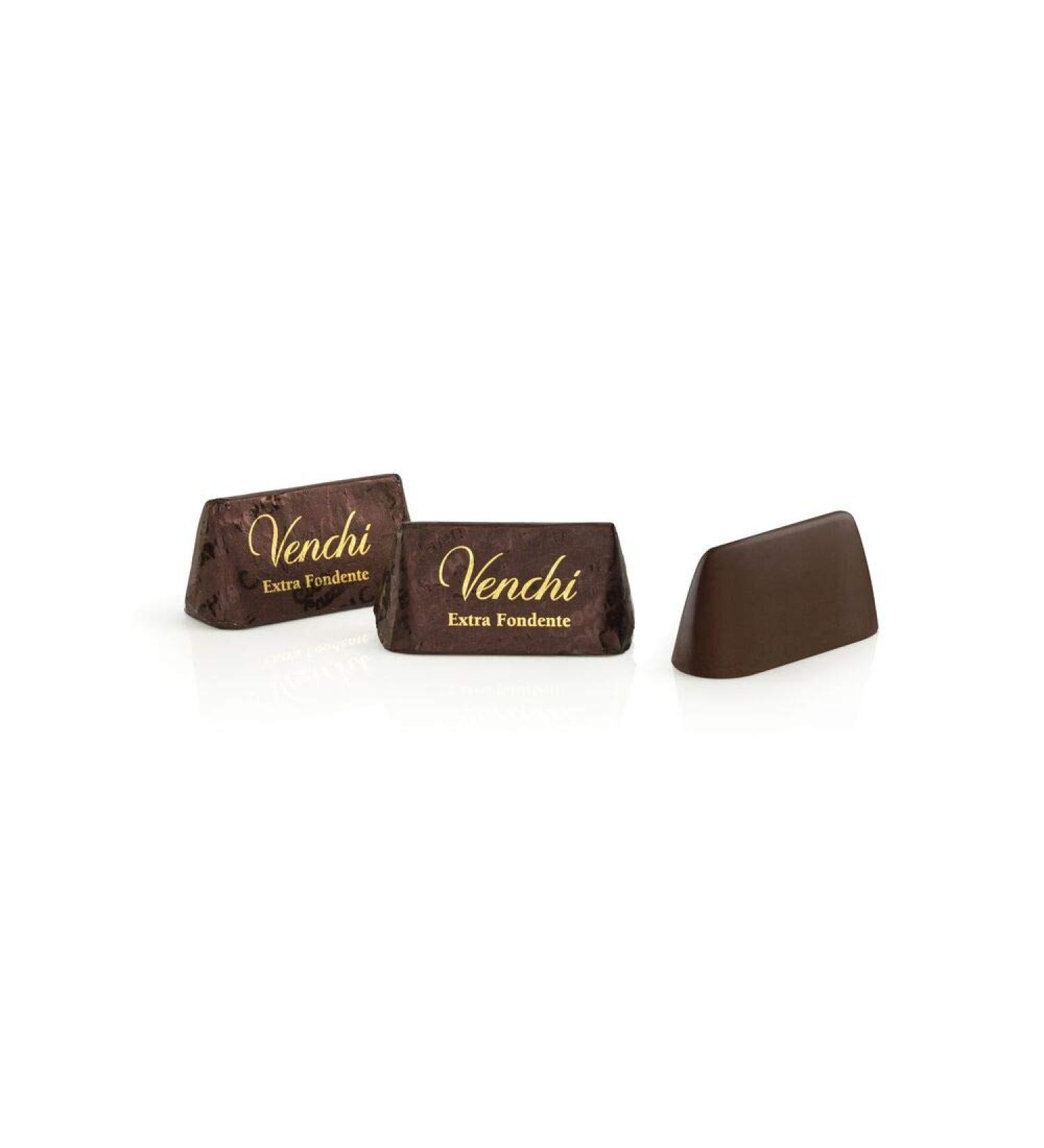 Venchi Gianduiotti Extra Dark Chocolates in Bulk Bag 1kg - Dark Chocolate with Gianduja Hazelnuts - Gluten Free - Buy Online on GoSupps.com