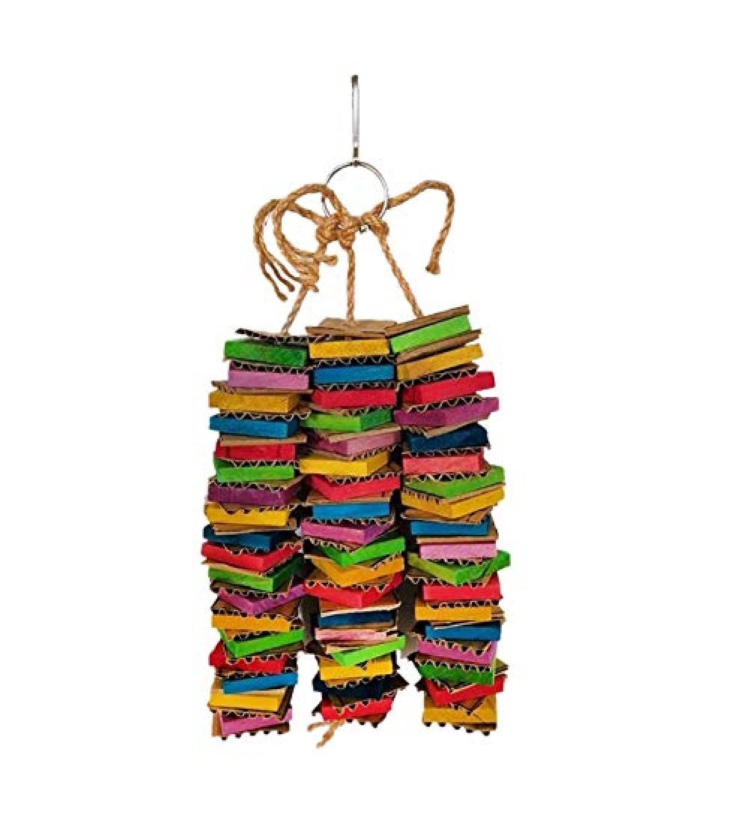 Shop PIARKTOY PAPPARES Tools - Natural Wooden Bird Toys for African Gray Parrots & Large Birds - Quality Cardboard Play Stuff - Buy Online on GoSupps.com