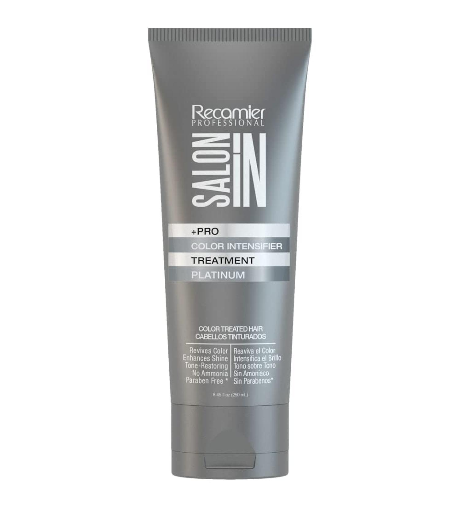 RECAMIER PROFESSIONAL SALON IN +Pro Color Intensifier Treatment Platinum 8.45oz - Tratamiento Intensificador de Color Platino para cabello pintado