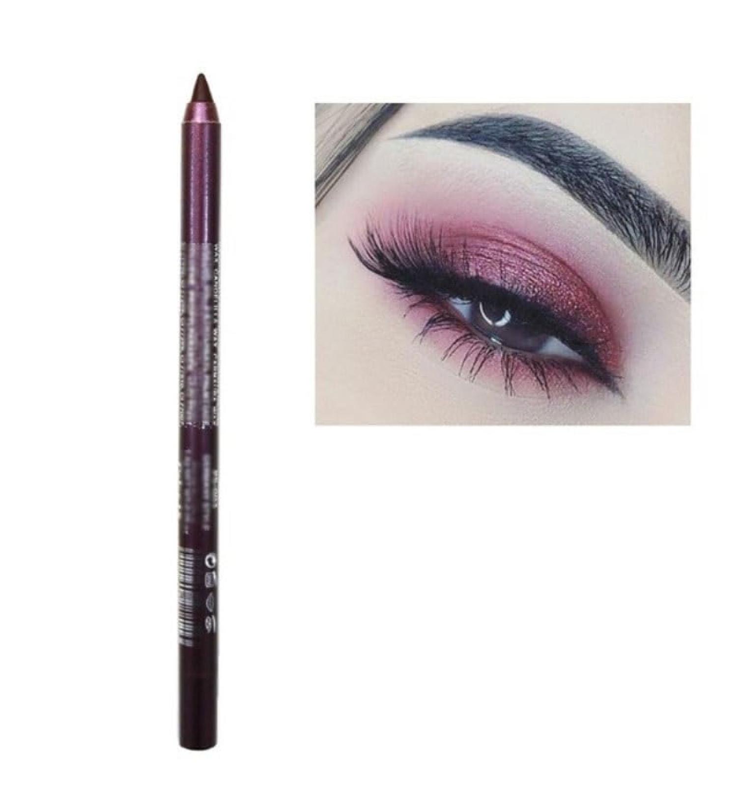 14 Colors Pearlescent Eyeshadow Pencil Waterproof Long Lasting Glitter Shimmer Eye Shadow Pen Eyeliner Stick Eyes Makeup Tools (Color : 05) - Buy Online on GoSupps.com
