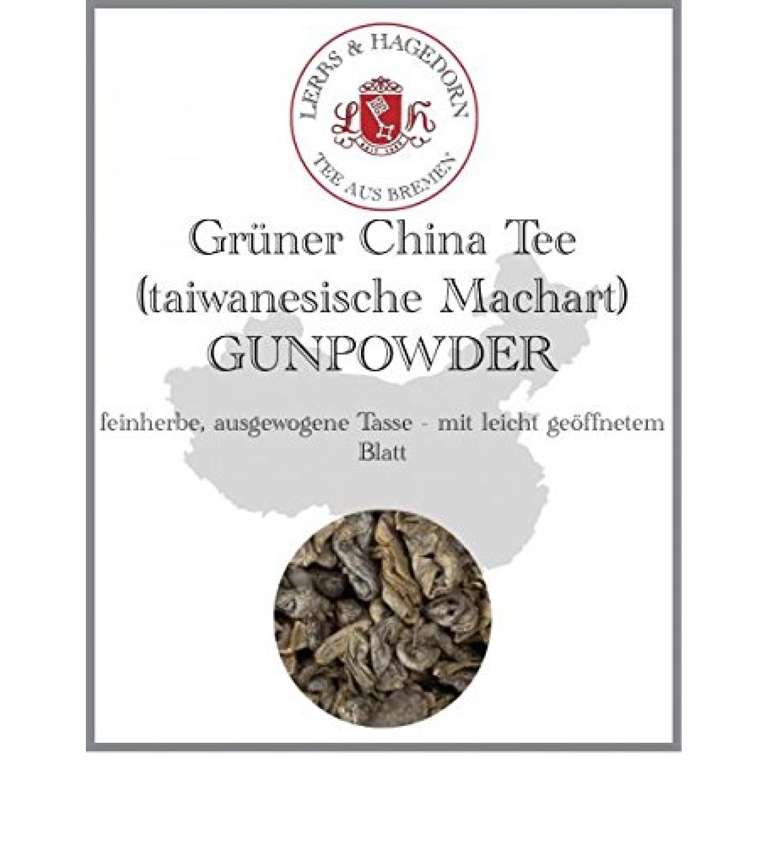  Lerbs & Hagedorn Gunpowder Green Chinese Tea (Taiwanese type) - Buy Online on GoSupps.com