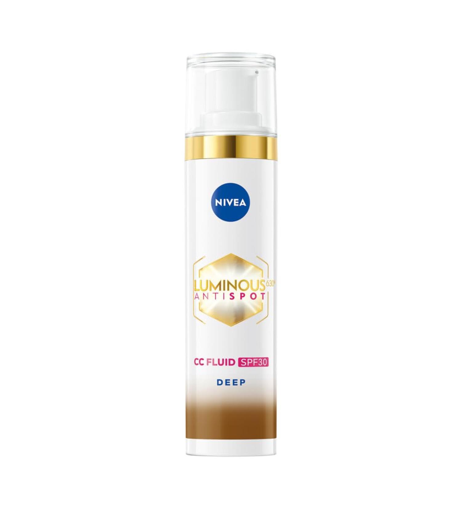 Nivea Cellular Luminous630 CC Fluid SPF 30 Dark 40 ml - Buy Online on GoSupps.com