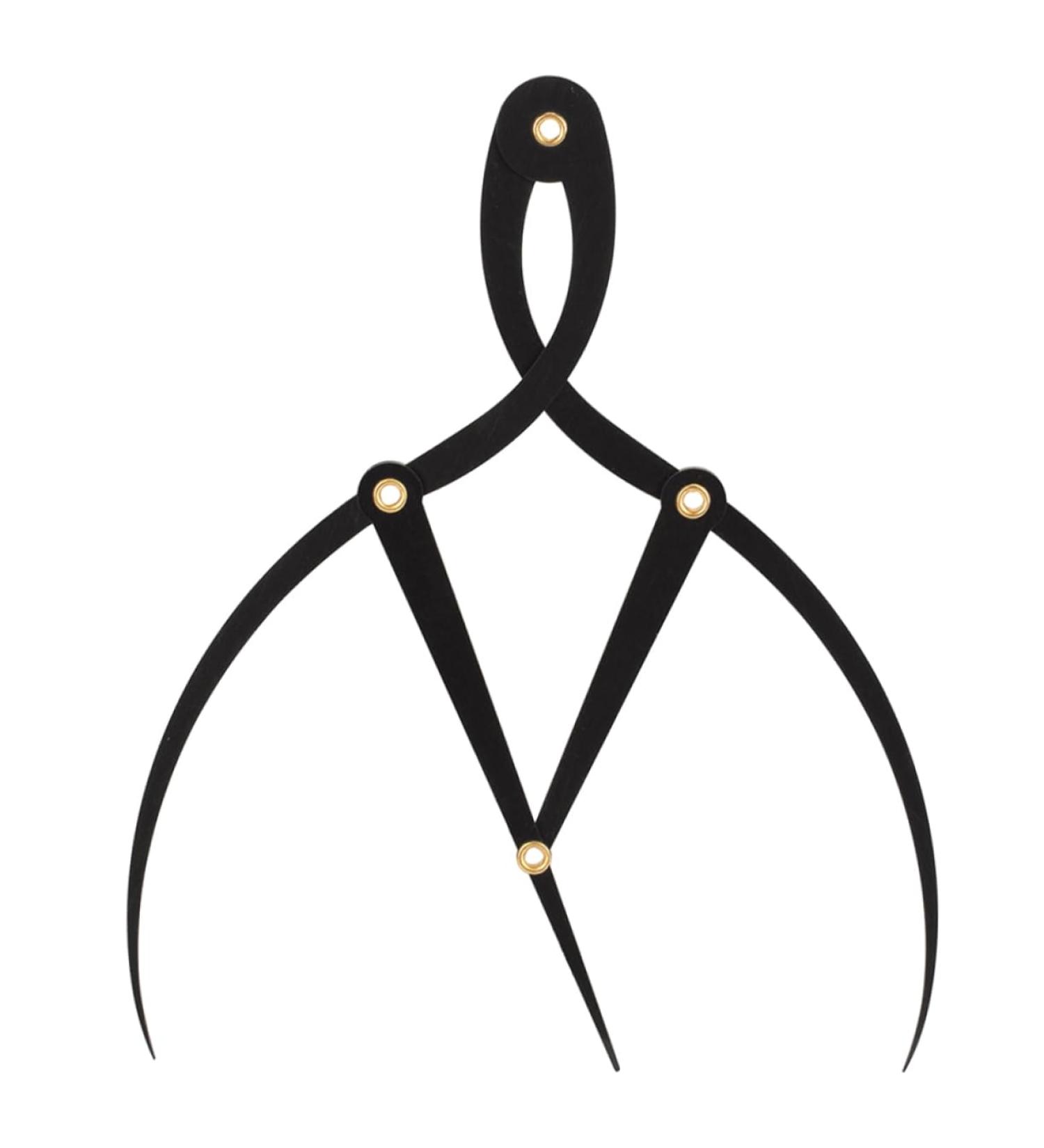 Healeved 4pcs Eyebrow Ruler Stainless Steel Eyebrow Positioning Ruler Eyebrow Measuring Rulers Curve Scale 16.3x5.3cmx4pcs Blackx4pcs - Buy Online on GoSupps.com