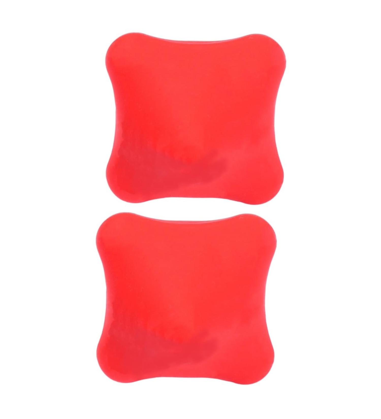 Gatuida 2-Pack Fitness Decompression Balls | Red Skin Care Massage Toys for Students | Exercise & Wellness Supplies 6x6cm - Buy Online on GoSupps.com