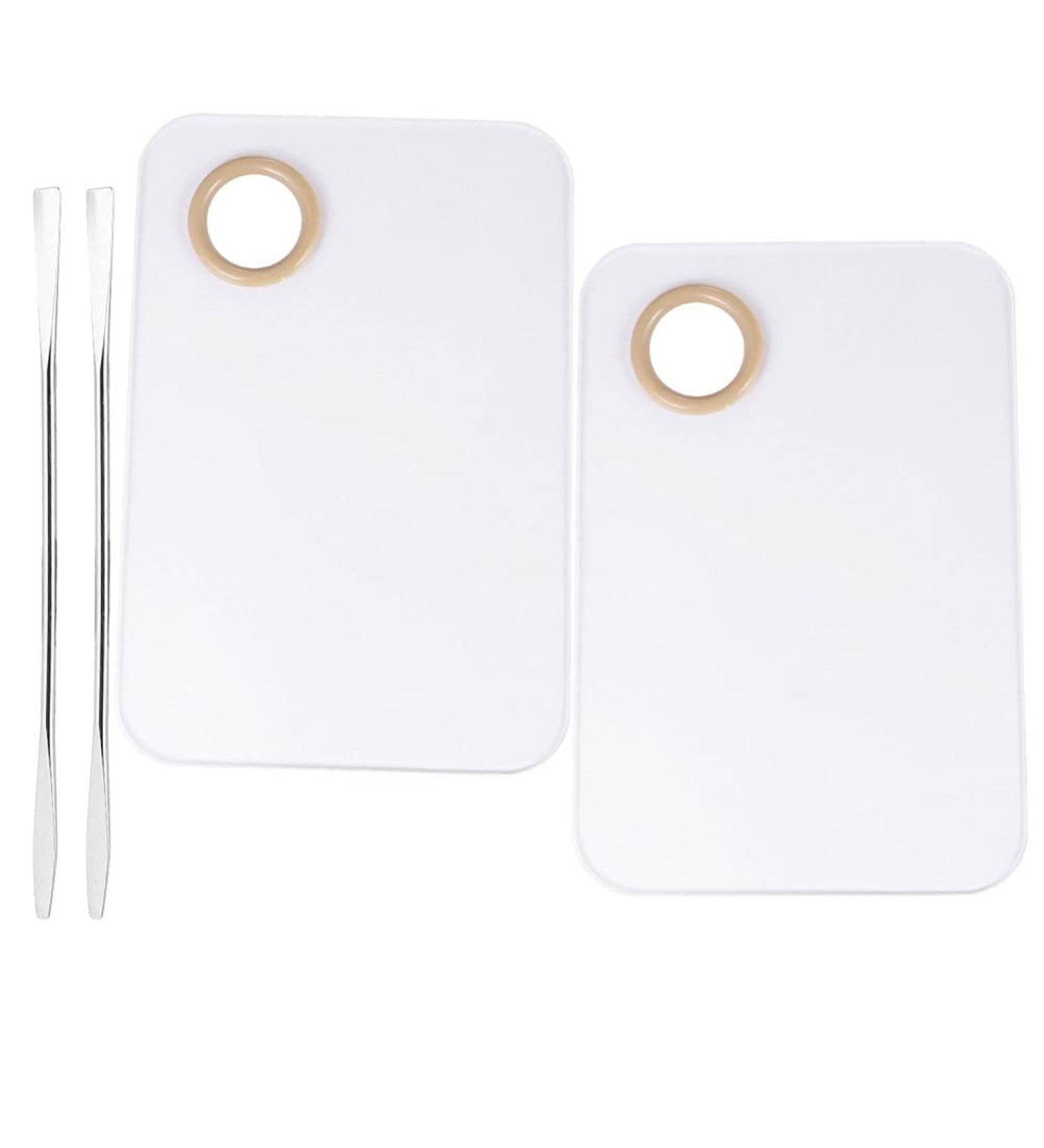 Shop Lurrose 4-Piece Acrylic Nail Painting Palette Kit - Perfect for Mixing Makeup Foundation & Nail Art - International Shipping Available - Buy Online on GoSupps.com