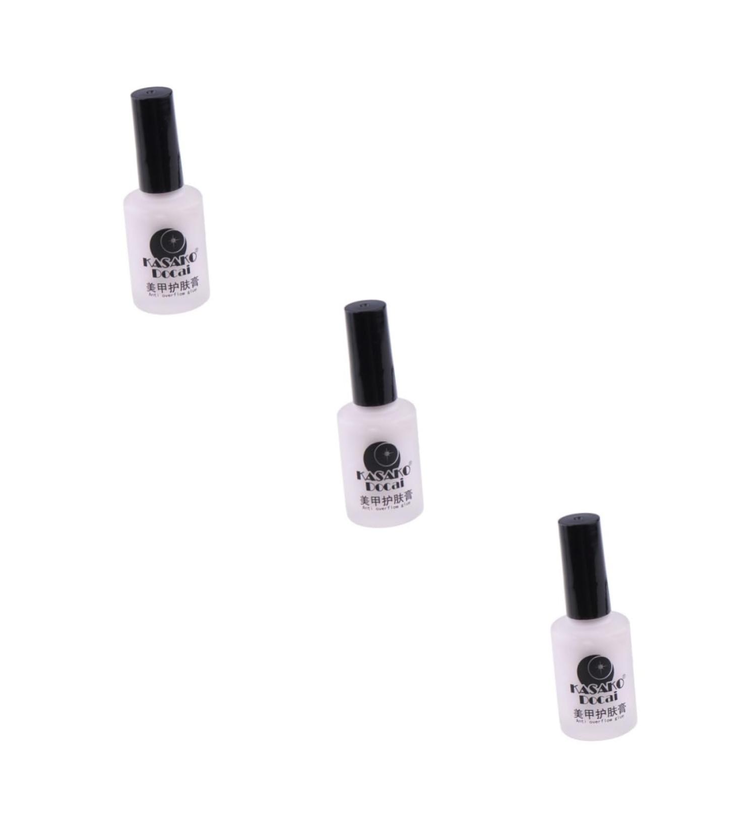 Healeved 3pcs Glue Palisade Anti-overflow Glue Latex Liquid Tape Polish Pink Manicure mediumx3pcs Pinkx3pcs - Buy Online on GoSupps.com