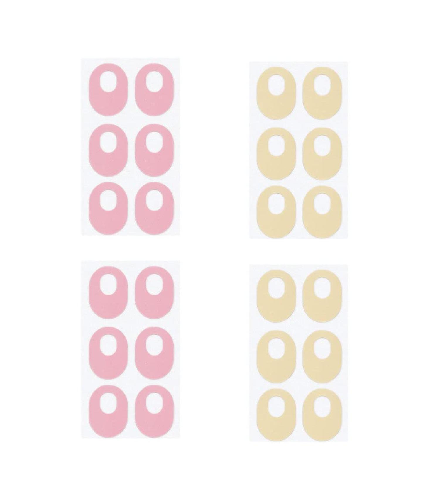 FOMIYES 4Pcs Latex Corn Cushion Self Adhesive Callus Pad for Foot Corn Removal - Pink - Buy Online on GoSupps.com