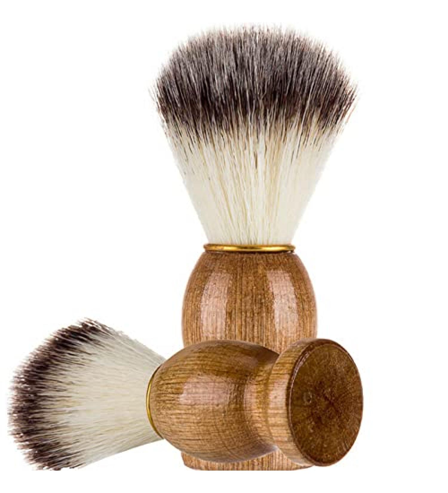 Xample 100% Pure Badger Hair Shaving Brush for Men - Handmade, Wood Handle - Professional Salon Tool for Wet Shaving - Buy Online on GoSupps.com