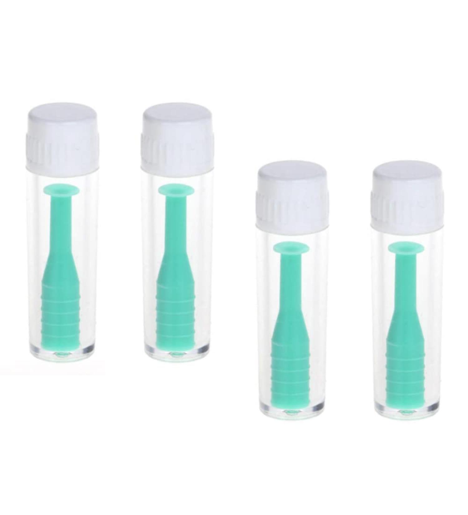 Taihe Contact Lenses Inserting Tool - Soft & Hard Lens Suction Remover Kit - 4 Pieces with Bottle - Green - Perfect for Easy Insertion - Buy Online on GoSupps.com
