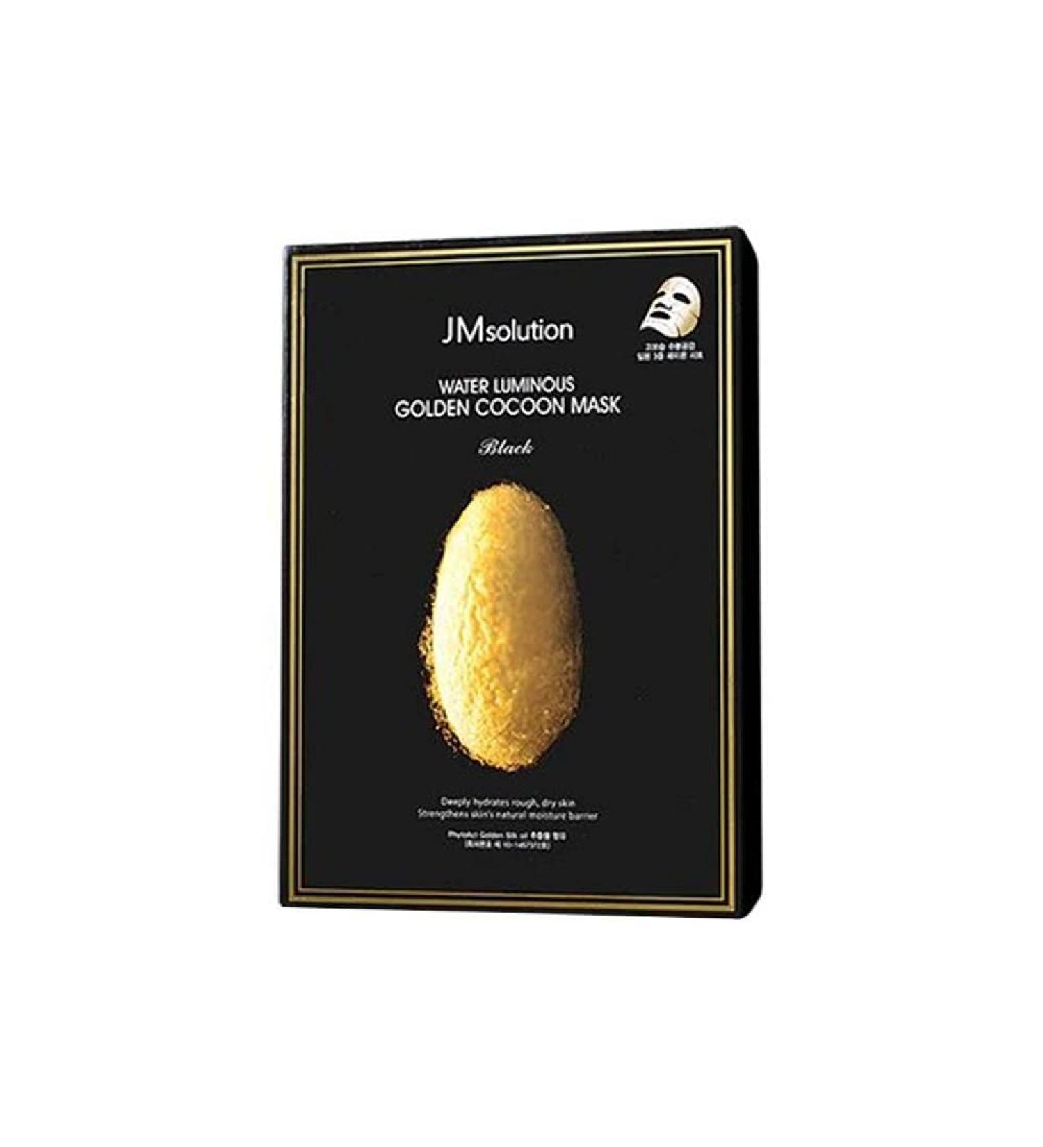 JMsolution Water Luminous Golden Cocoon Mask Black 45g x 10ea