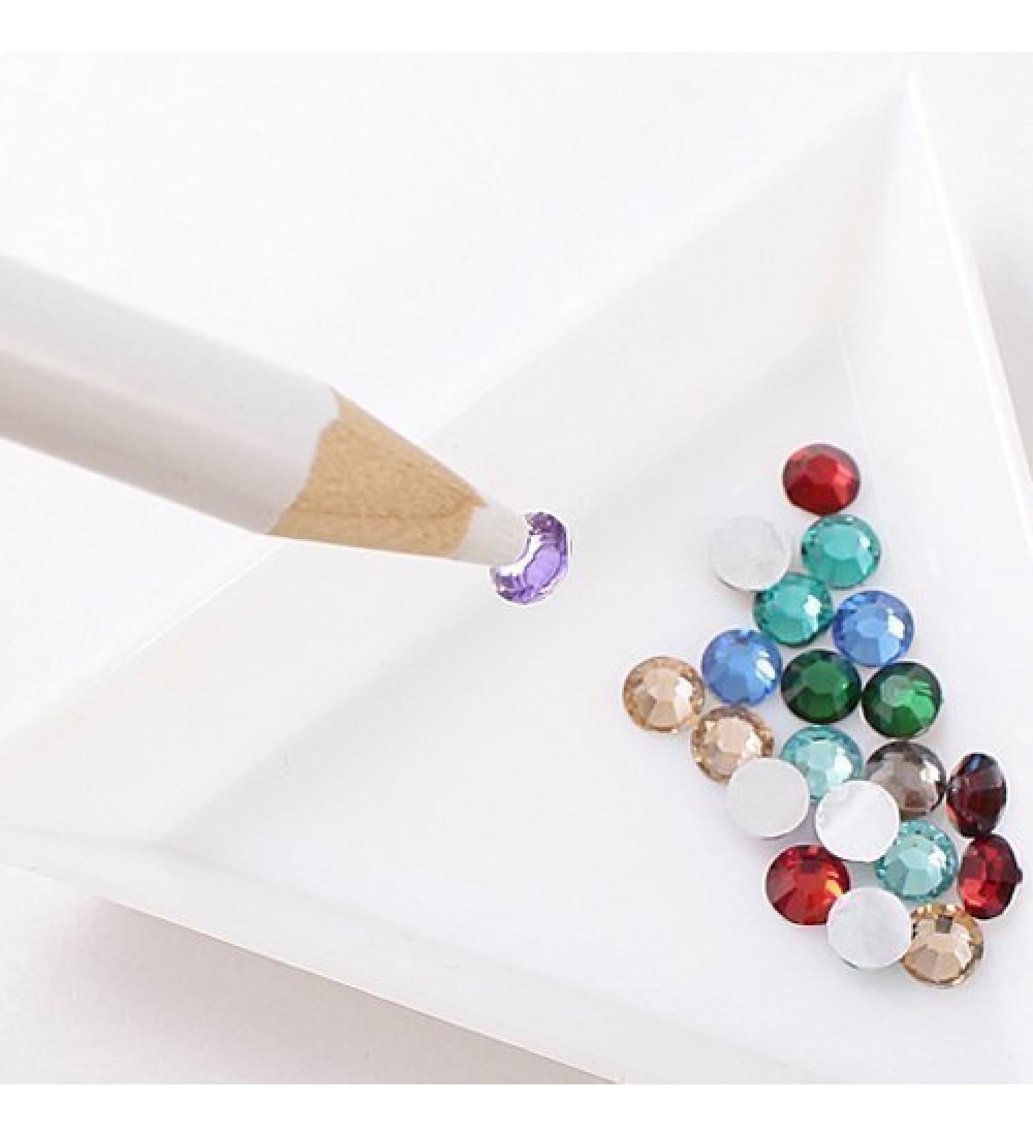 Accessotech Rhinestones Picker Pencil Nail Art Gem Jewel Setter Pen Picking Tool Wax Crystal - Buy Online on GoSupps.com