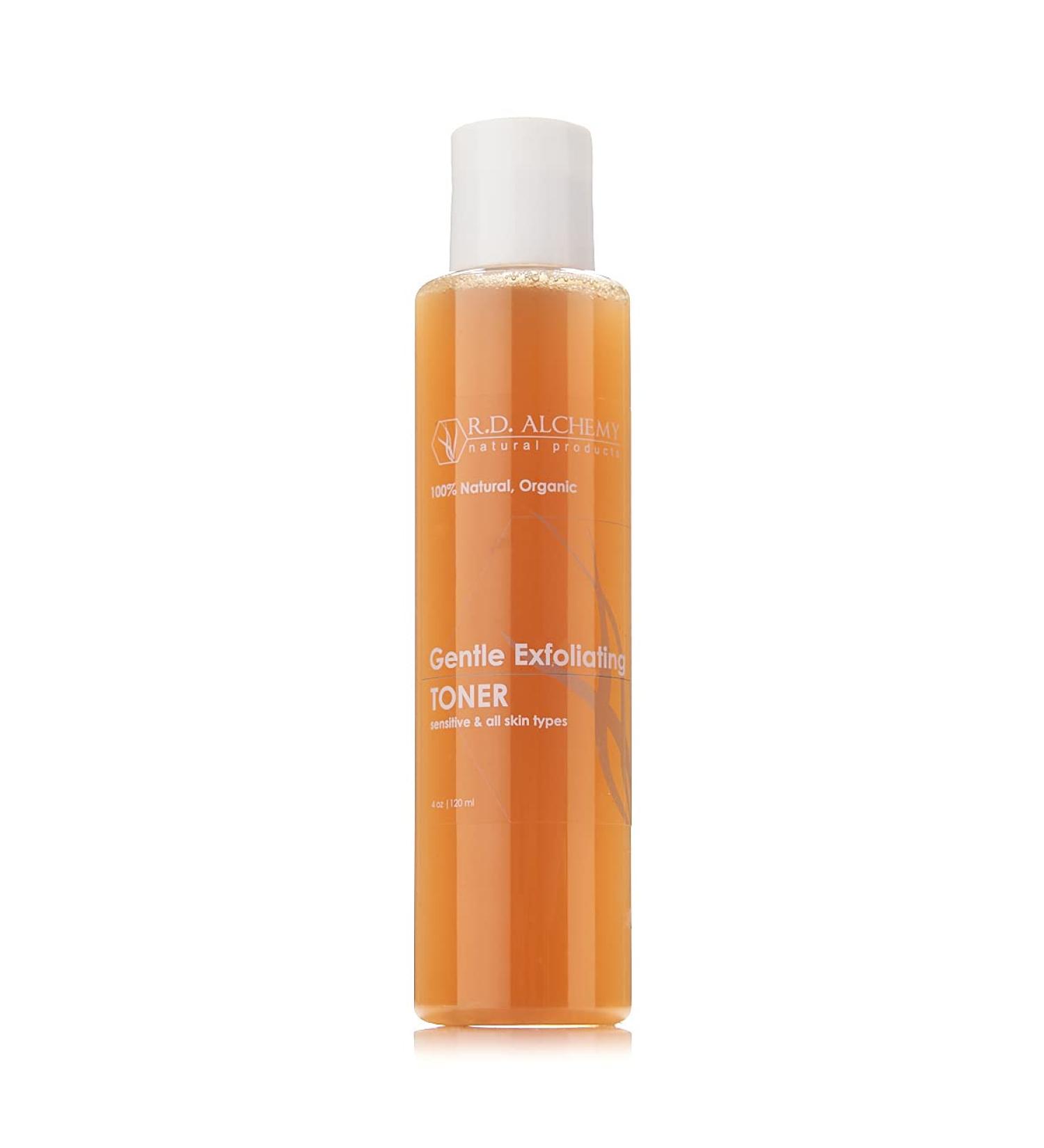 100% Natural & Organic Exfoliating Toner for Dull Skin - Improve Tone & Texture with AHAs & Botanical Extracts | Perfect for Home & Professional Use - Buy Online on GoSupps.com